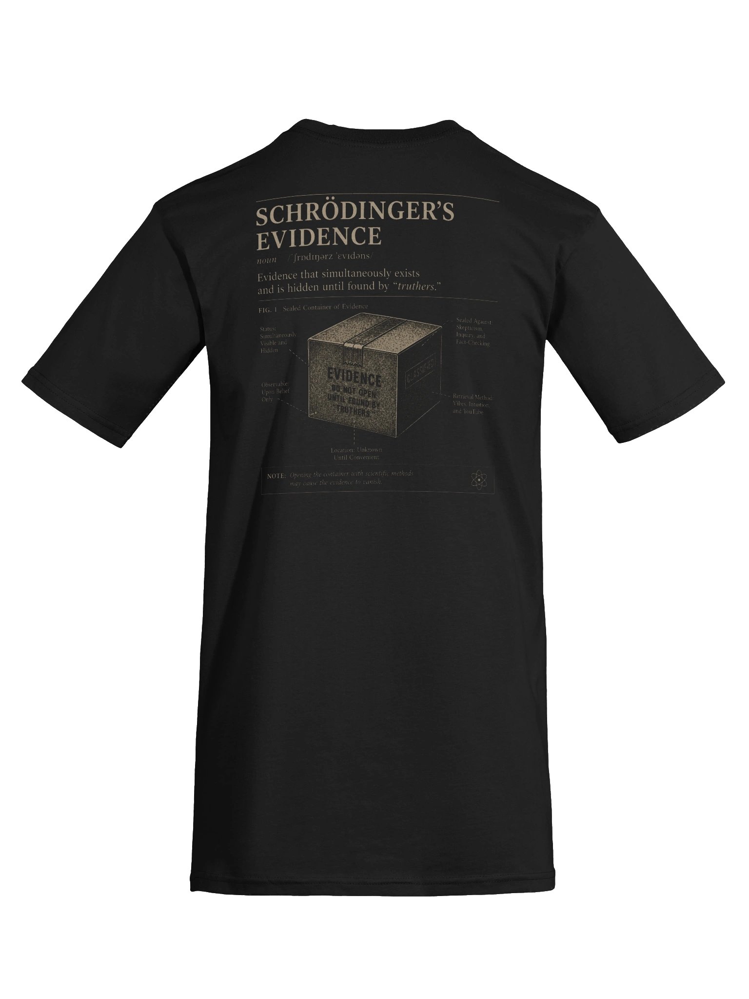 Schodinger's Evidence Shirt product image (11)