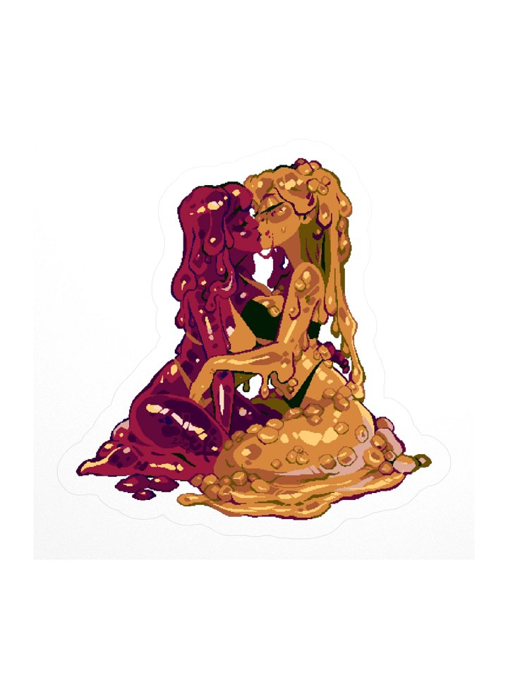 peanut butter and jelly slimegirls stickers product image (1)