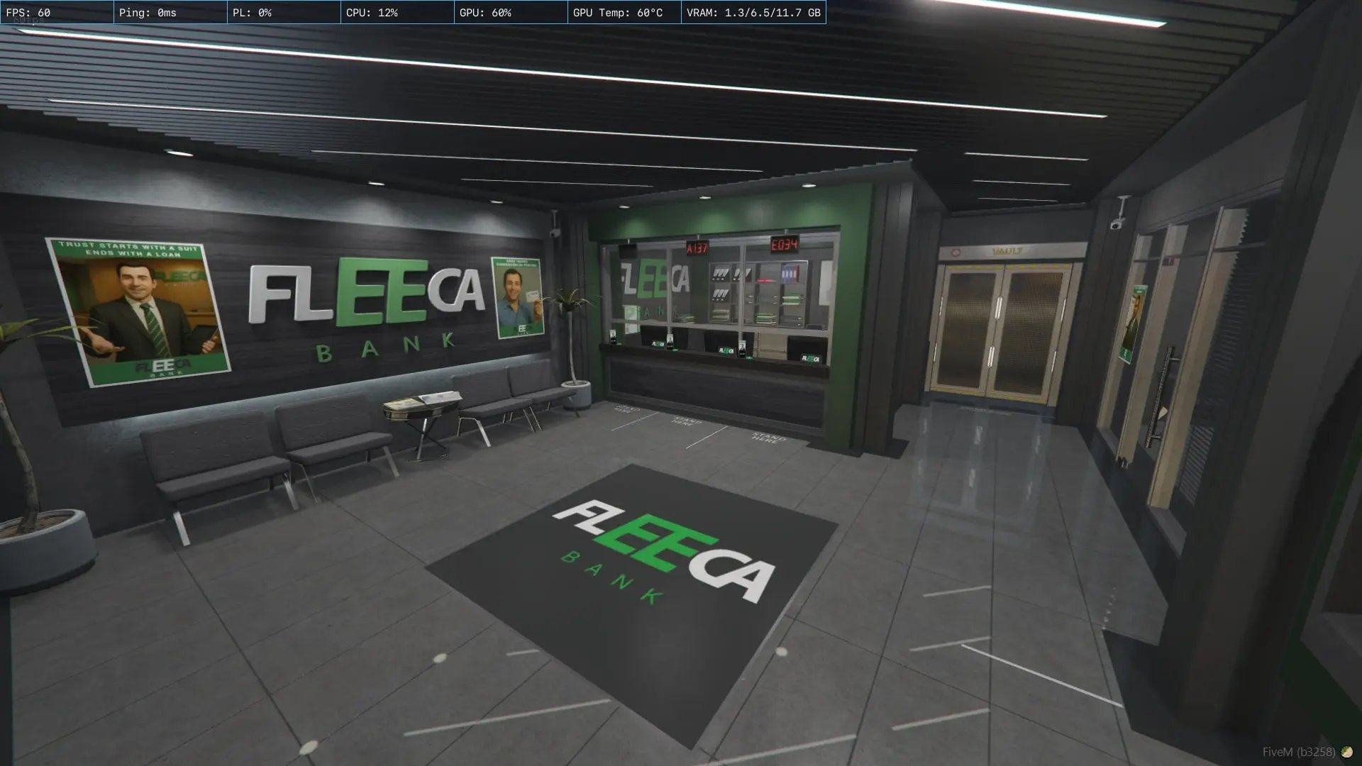 FREE Fleeca Bank | The ACTUAL Premium FiveM Bank MLO product image (1)