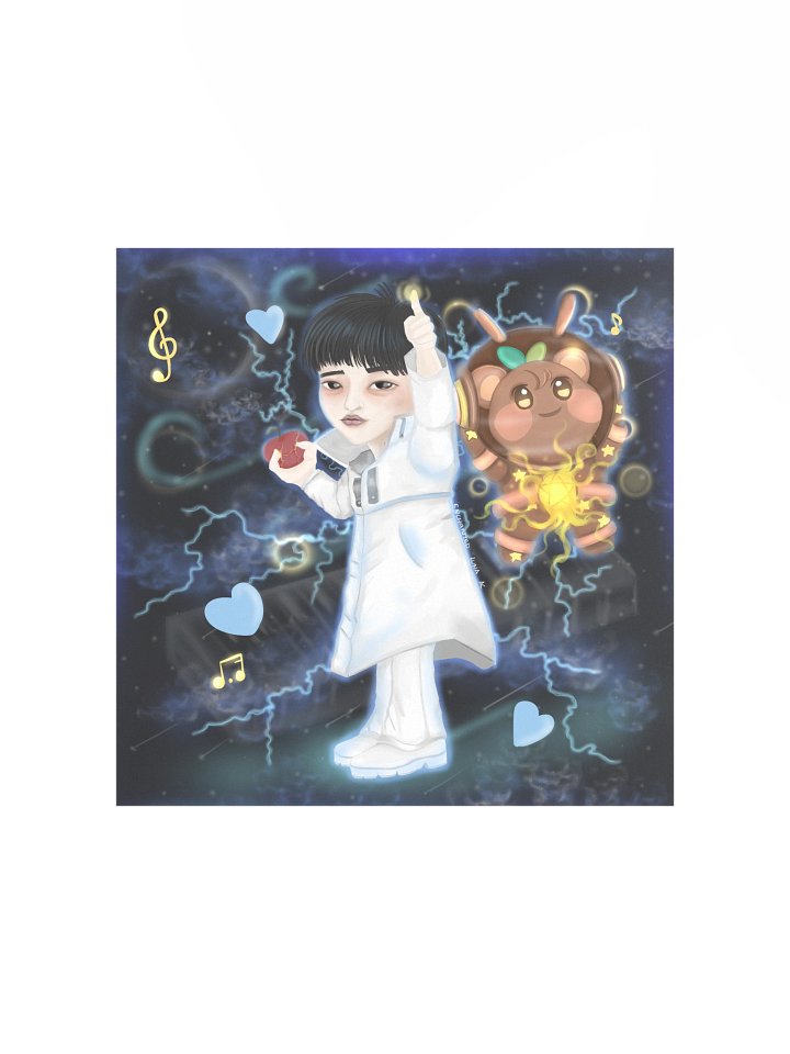 Jongho Fanart Square Poster - Ateez product image (2)