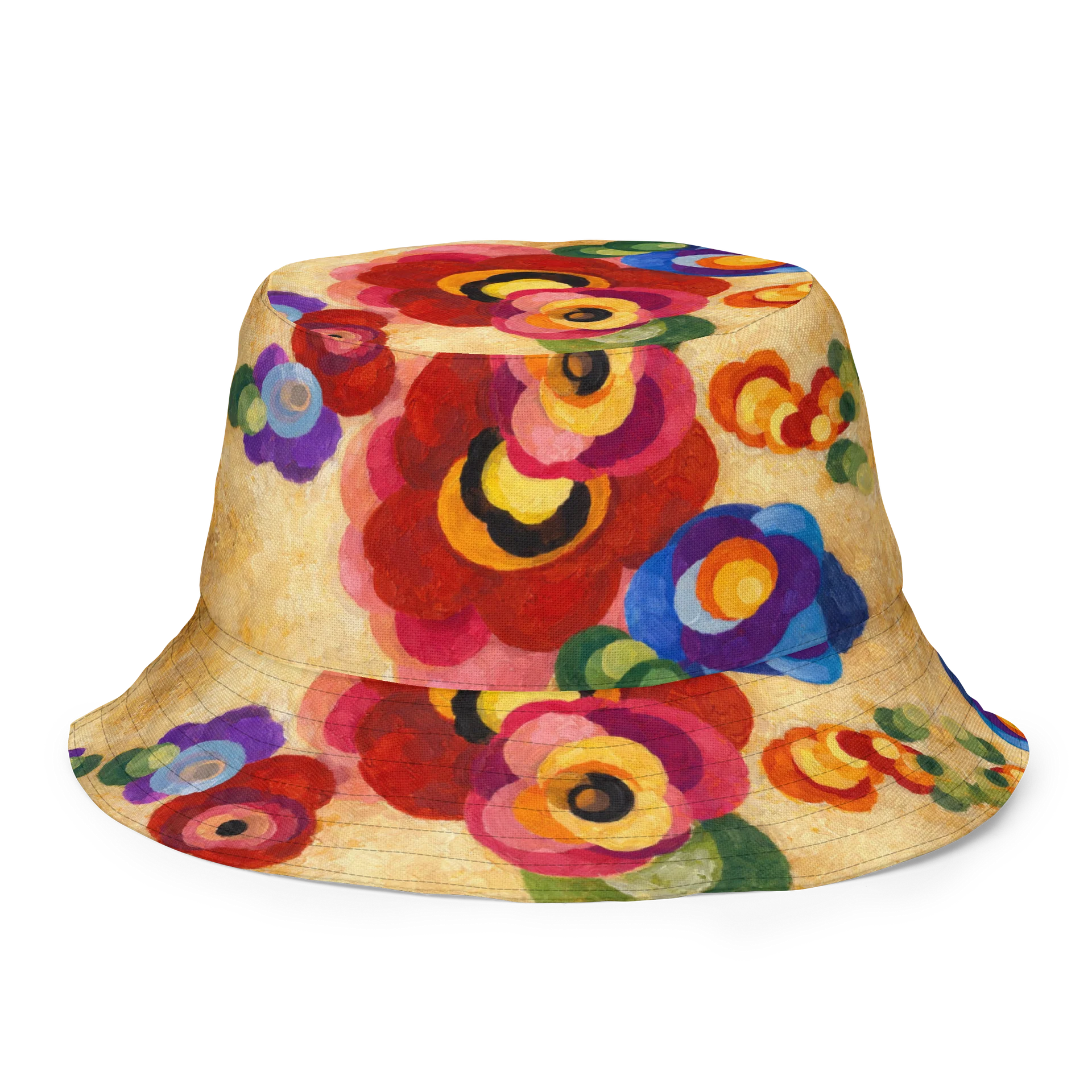 Radiant Cycles Floral Reversible Bucket Hat product image (1)