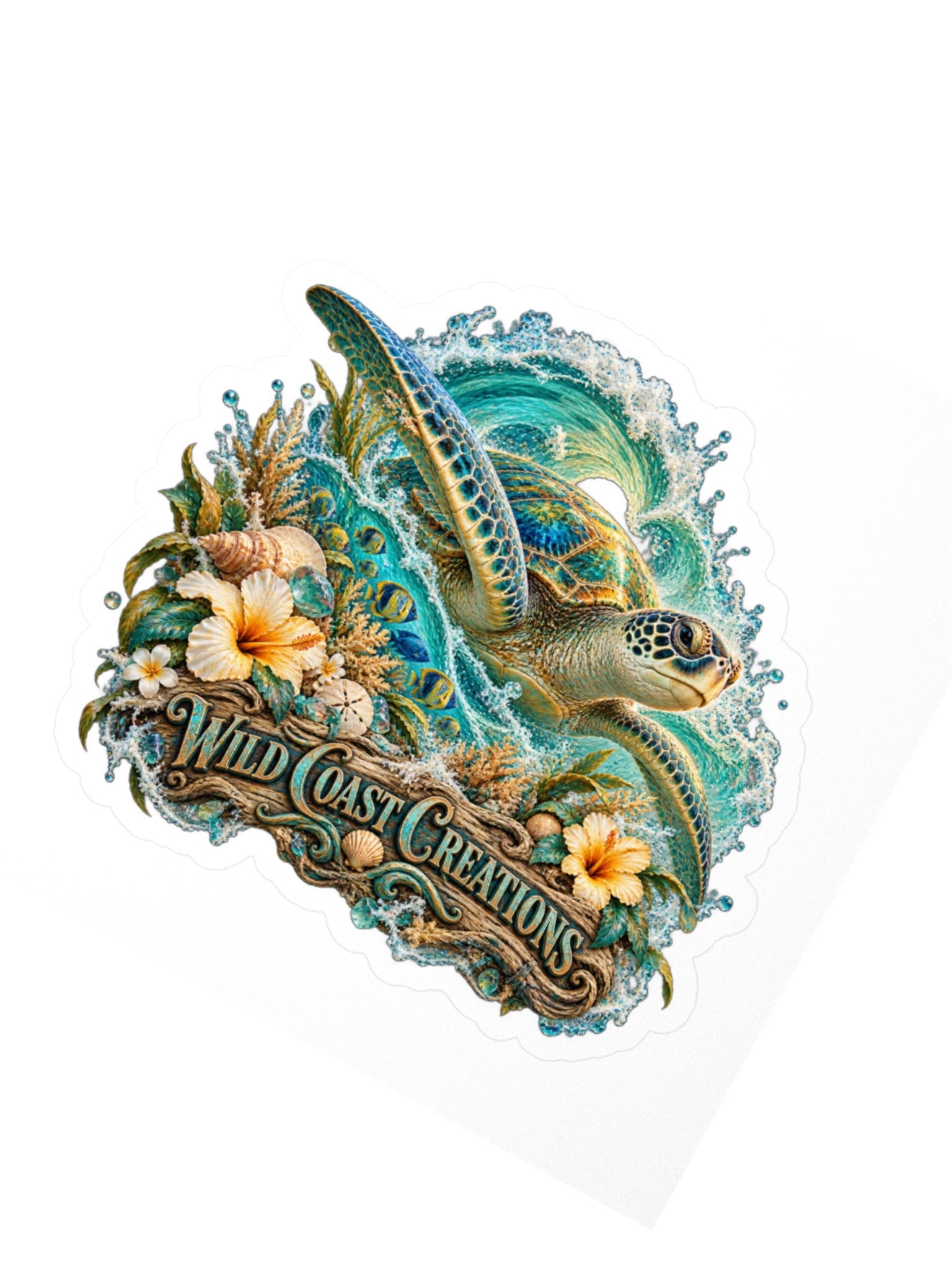 Wild Coast Creations Sea Turtle Sticker product image (2)