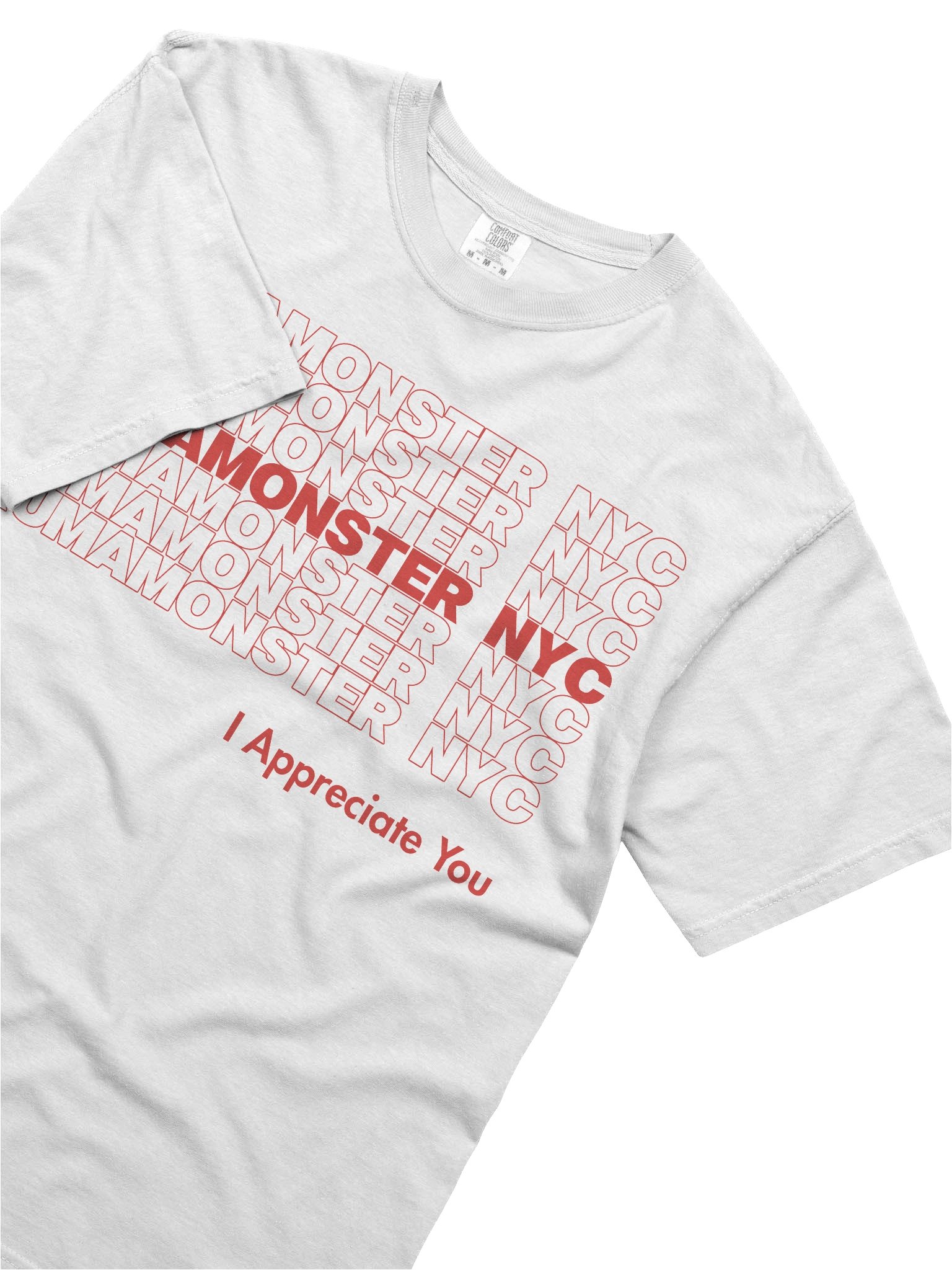 KumaMonster NYC White T product image (5)