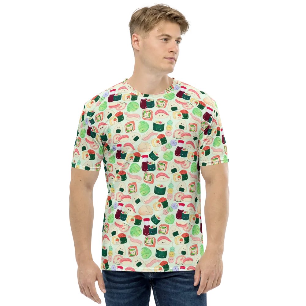 Mint Kawaii Sushi T-Shirt product image (2)
