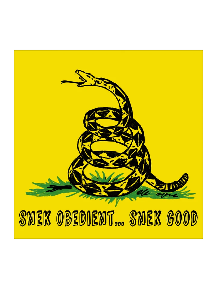 SNEK OBEDIENT Kiss Cut Stickers product image (1)