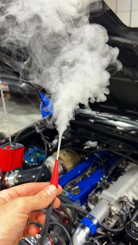 How to find vacuum leaks on your car using a smoke machine! I bought this one from @autolinepro on Amazon. Works great! You c...