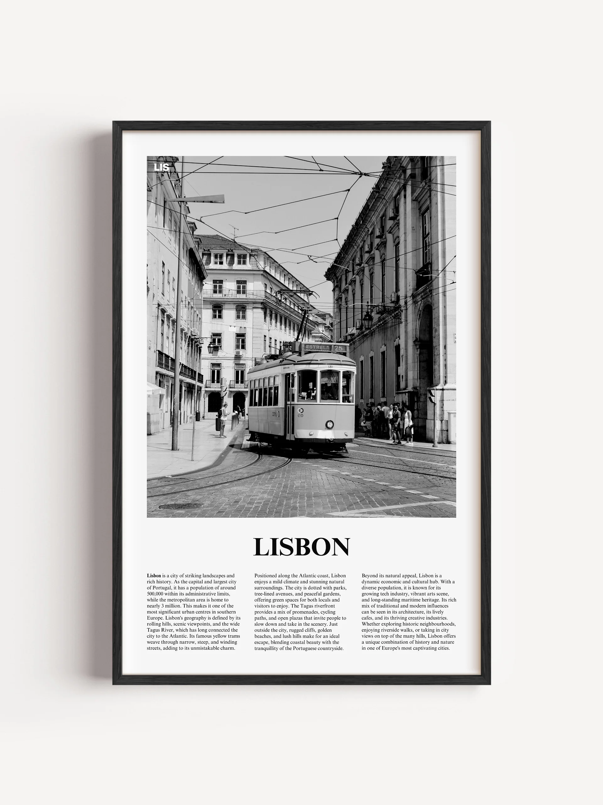 Lisbon 02 Newspaper Poster product image (1)
