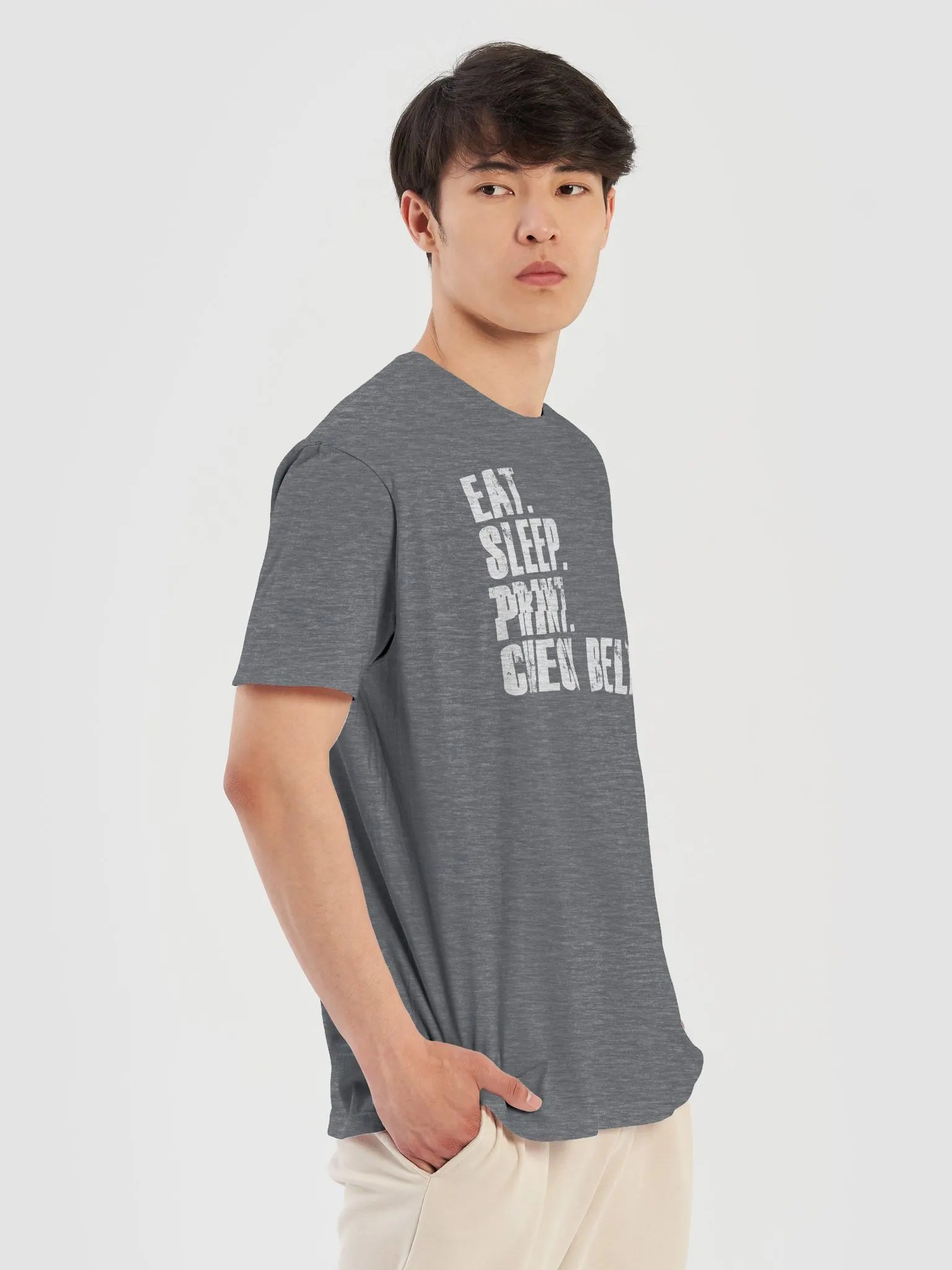 Eat Sleep Print Check Belts - Gildan 64000 Unisex Softstyle T-shirt product image (37)