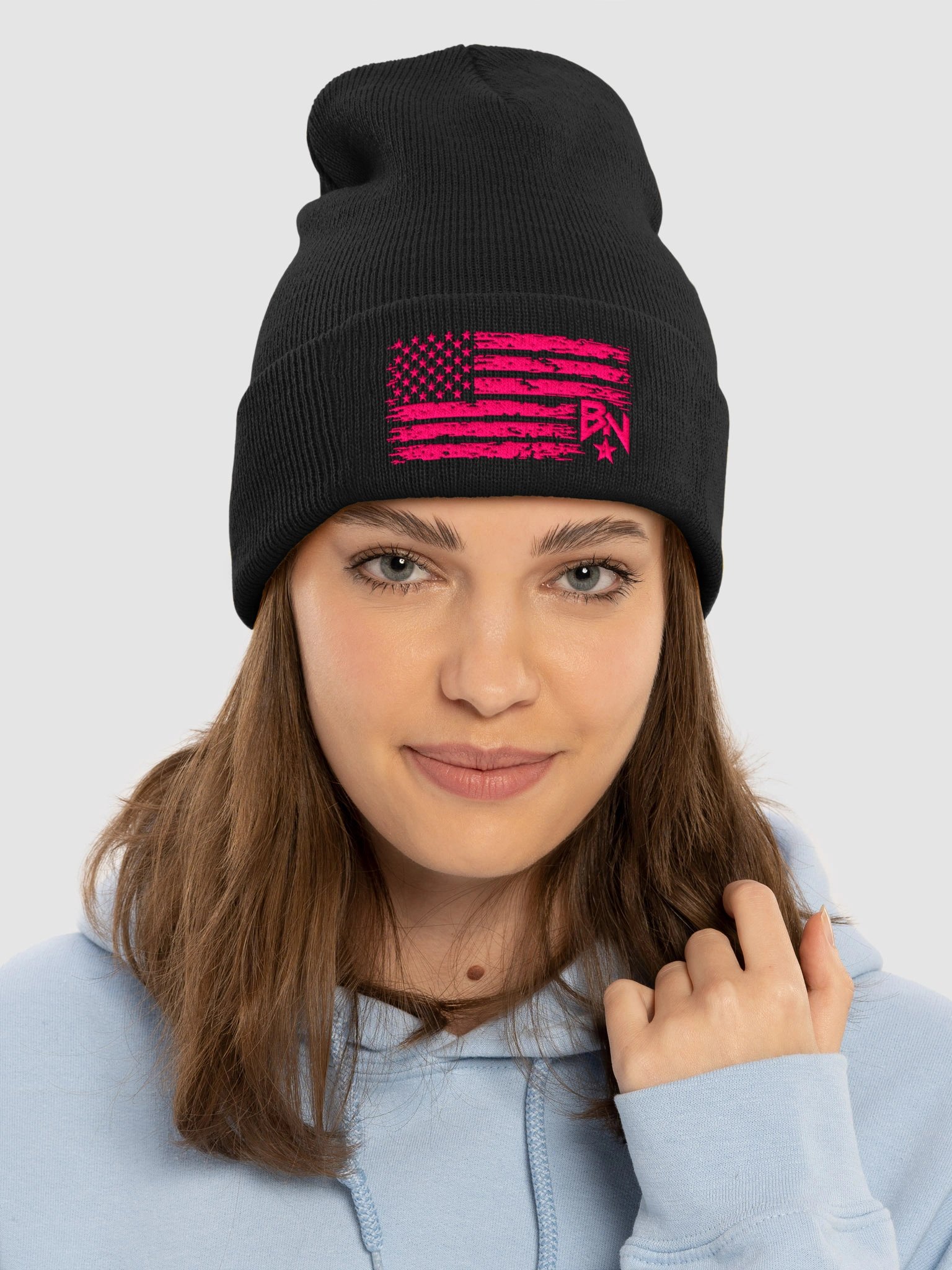 Copy of Beast Nation™ | Patriot Flag Beanie Pink product image (3)