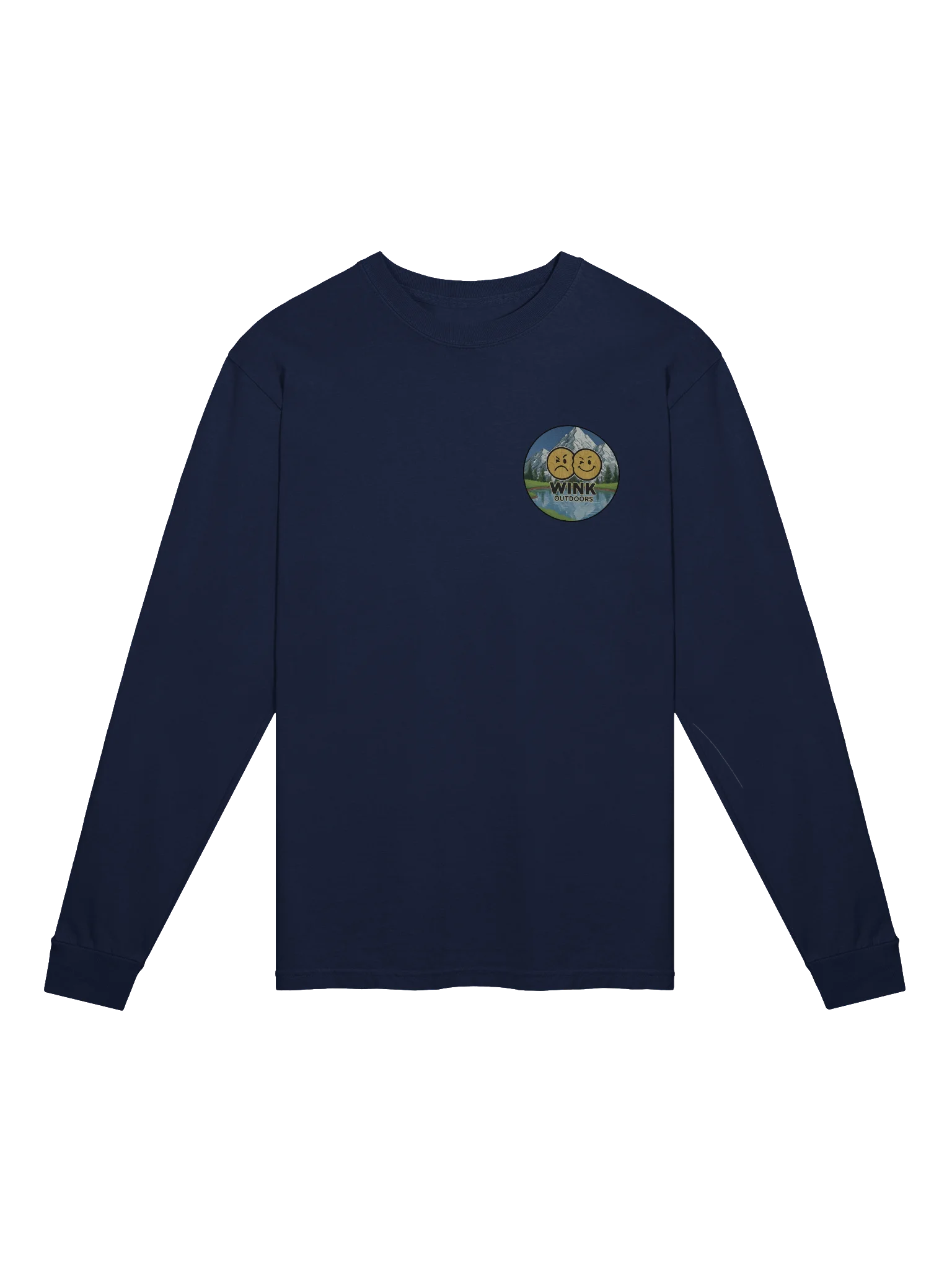 Wink Outdoors Mountain Logo Long Sleeve Shirt product image (1)