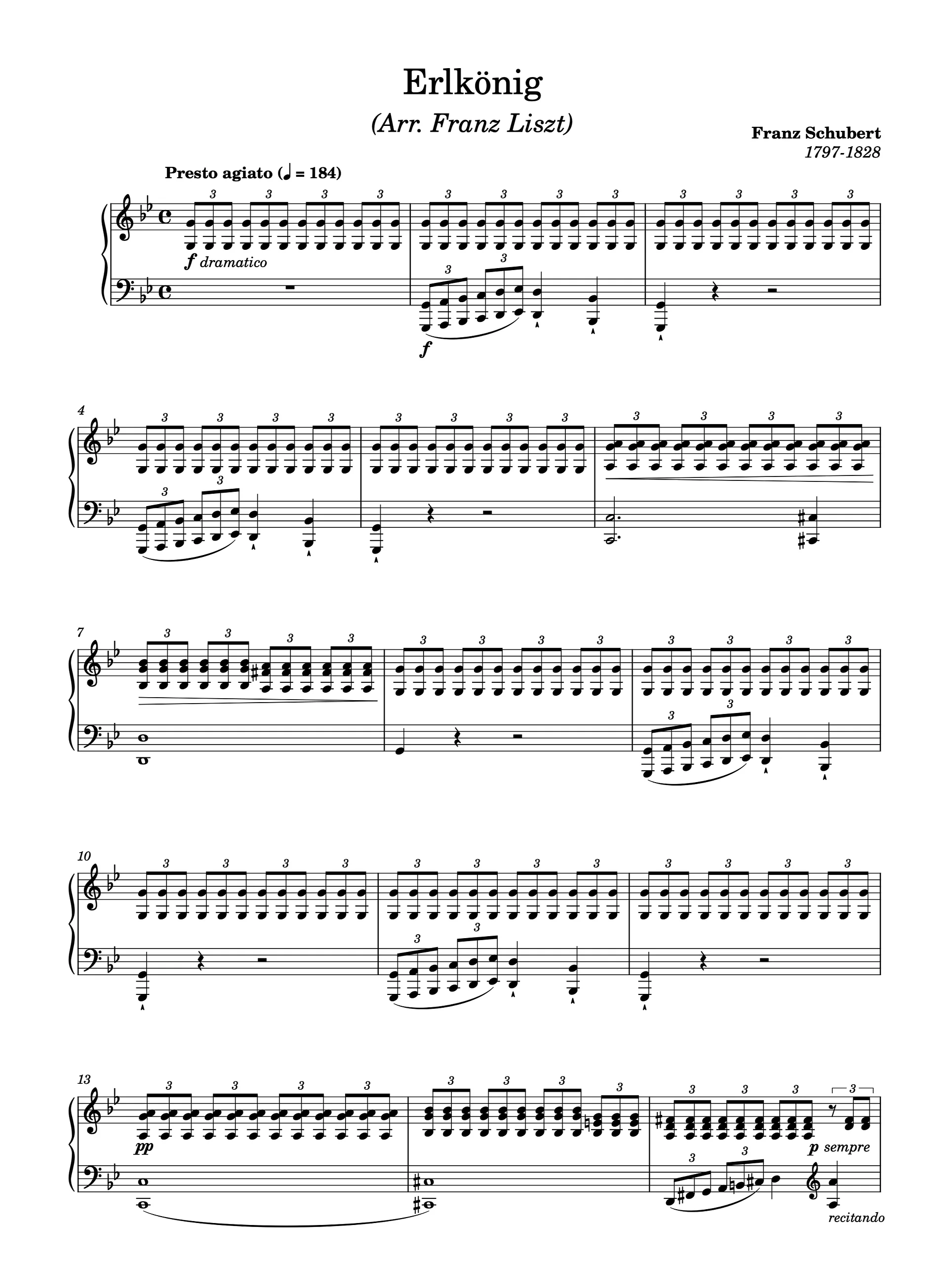 Erlkönig in G Minor, S. 558/4 product image (1)