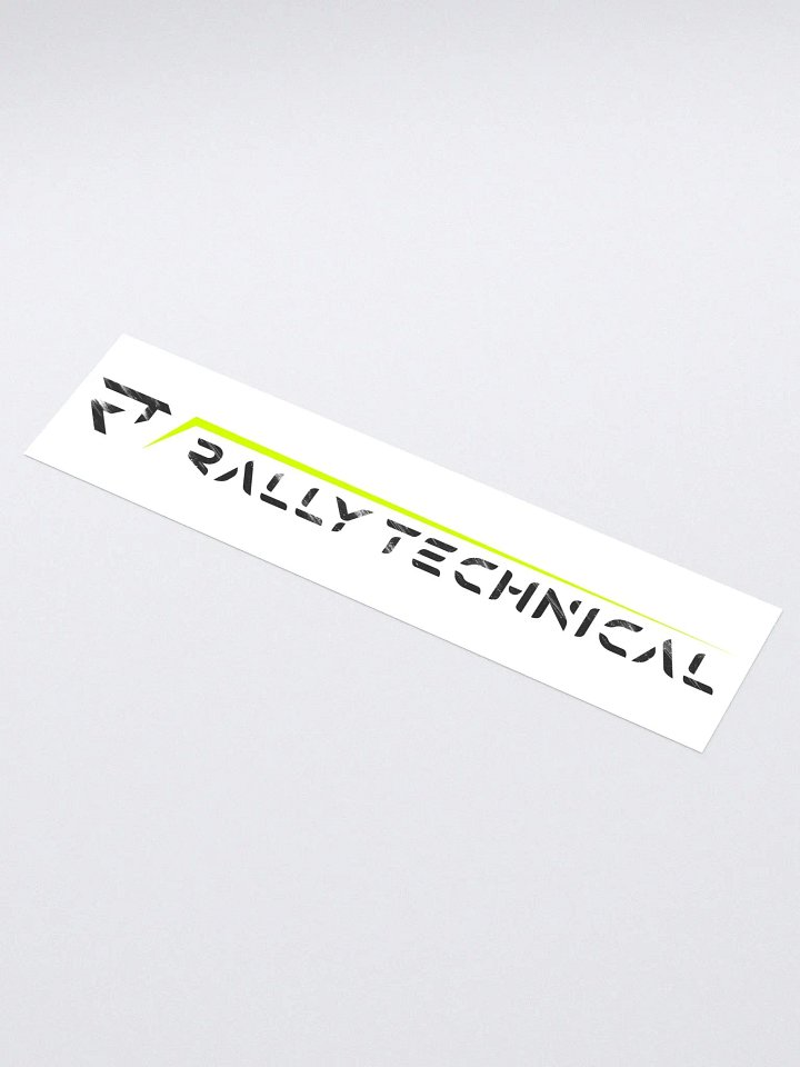 RALLY TECHNICAL Sticker 2 - White product image (1)