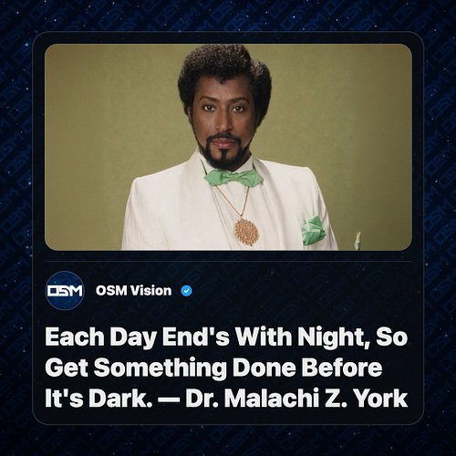 💡 Daily Wisdom from Dr. Malachi Z. York

📖 Read it. Reflect. Share it forward.

🔁 Repost to spread the knowledge 

📍 Where ar...