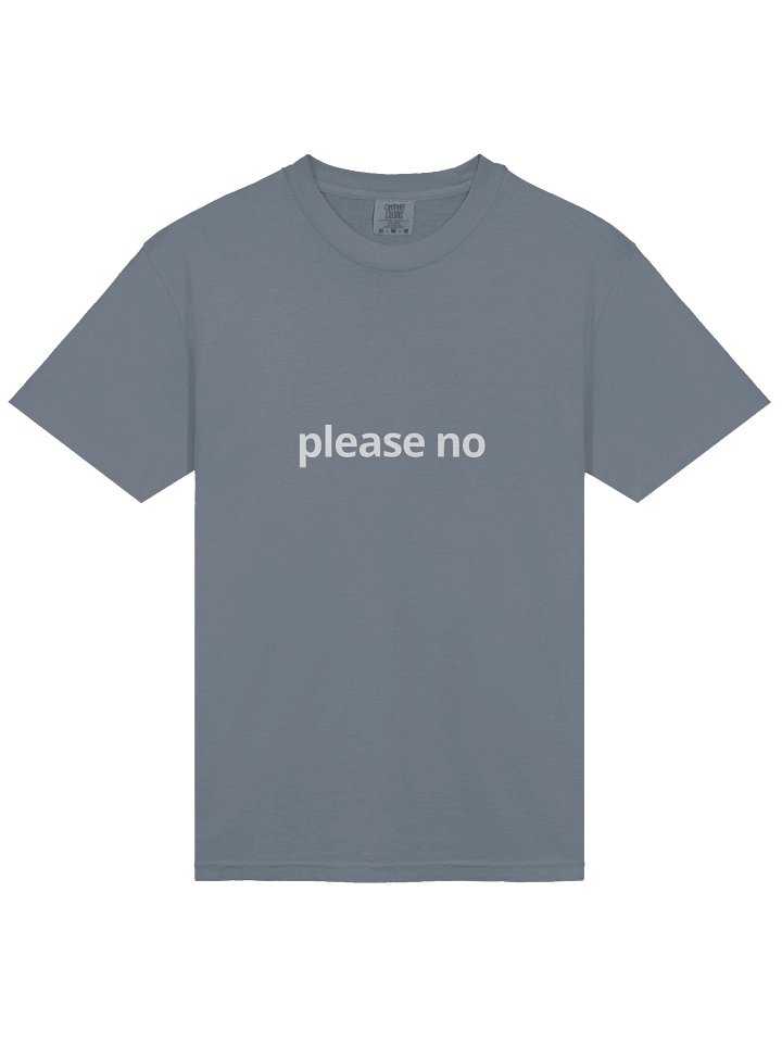 please no - tee product image (1)