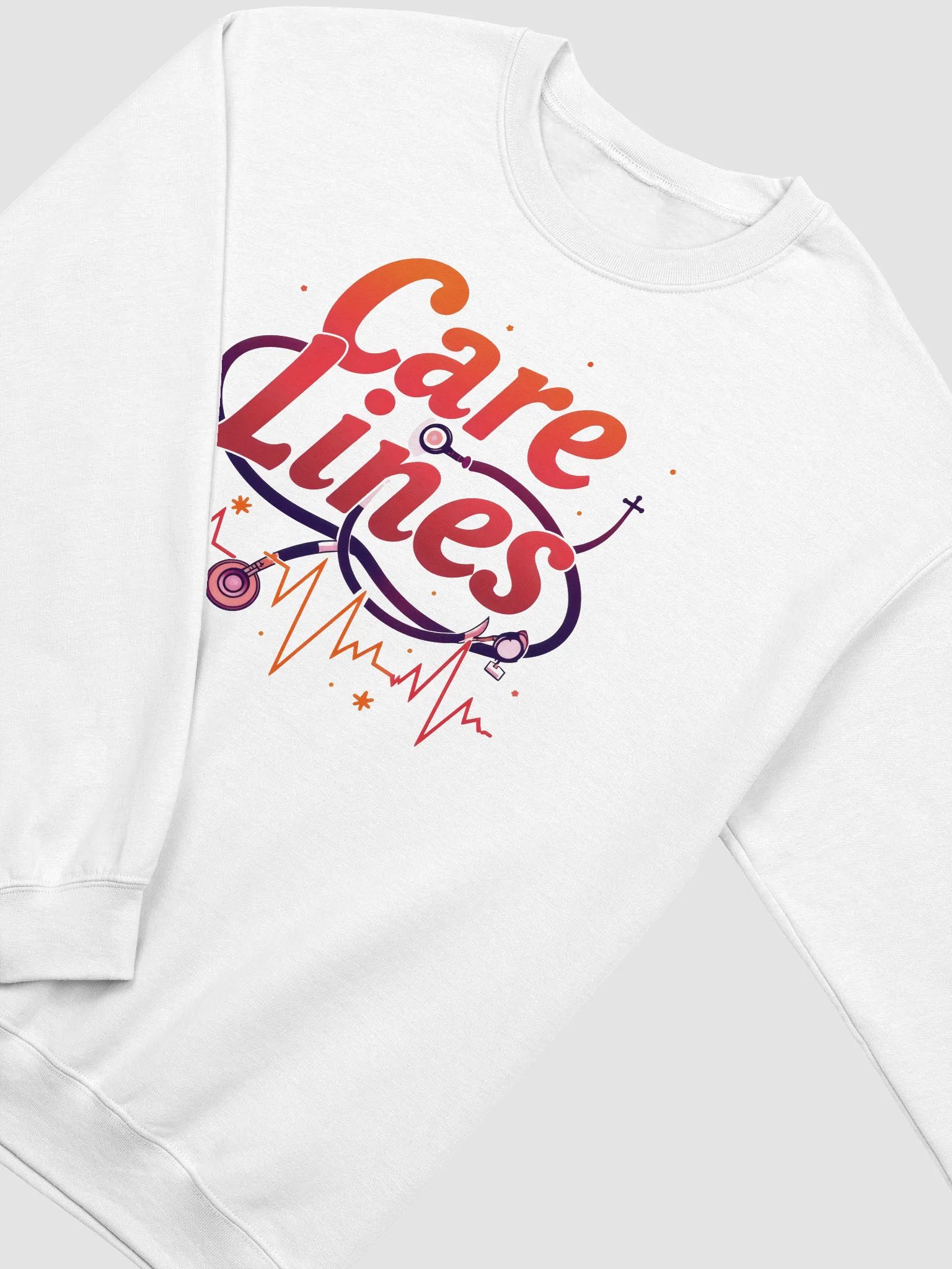 Care Lines Stethoscope Sweatshirt product image (12)