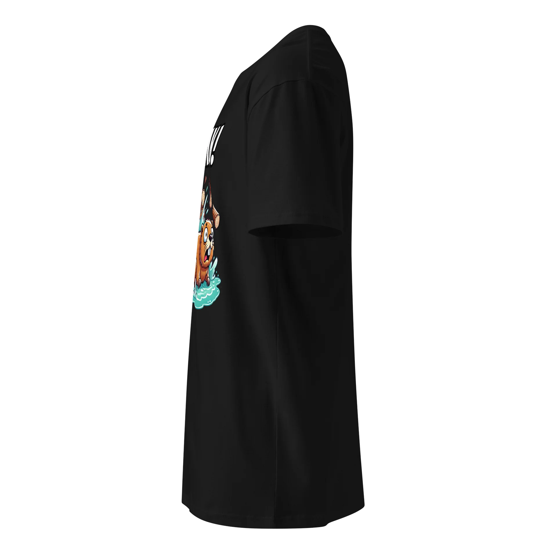 DAMN! - Bad Luck Beaver - Funny Meme T-Shirt - AS Colour Unisex Premium T-Shirt product image (5)