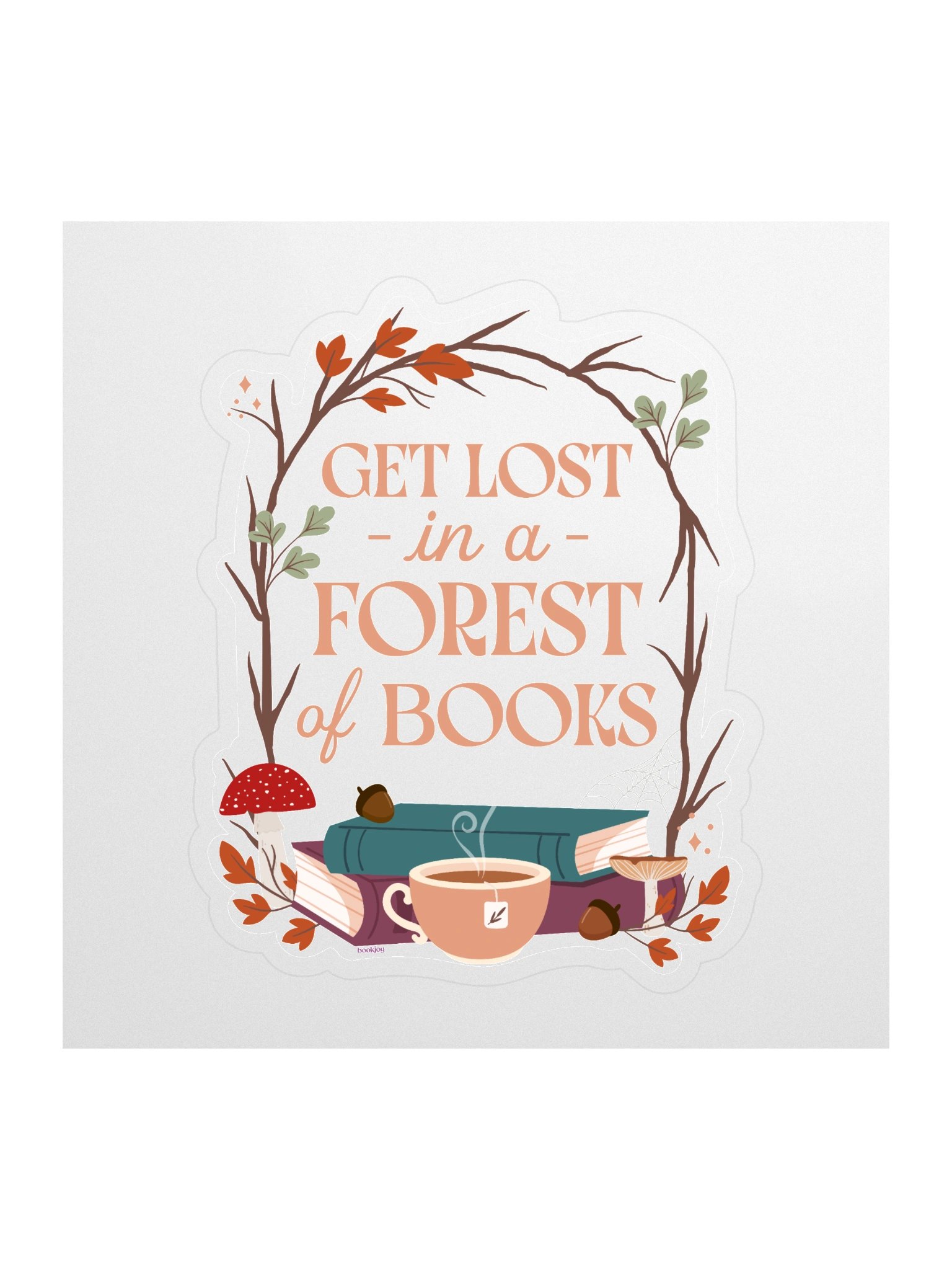 Get Lost in a Forest of Books Sticker product image (1)