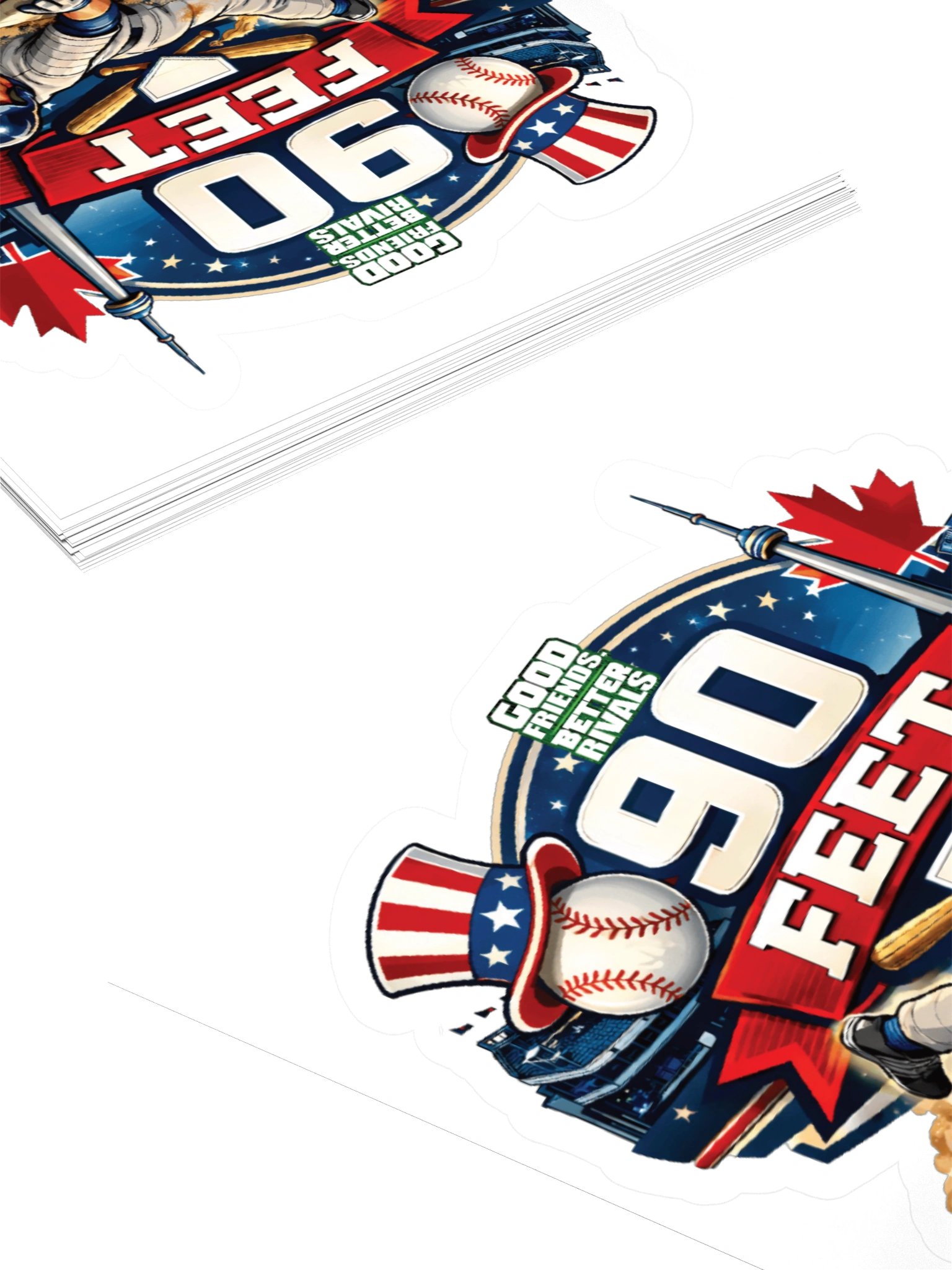 Round the Bases Sticker product image (4)