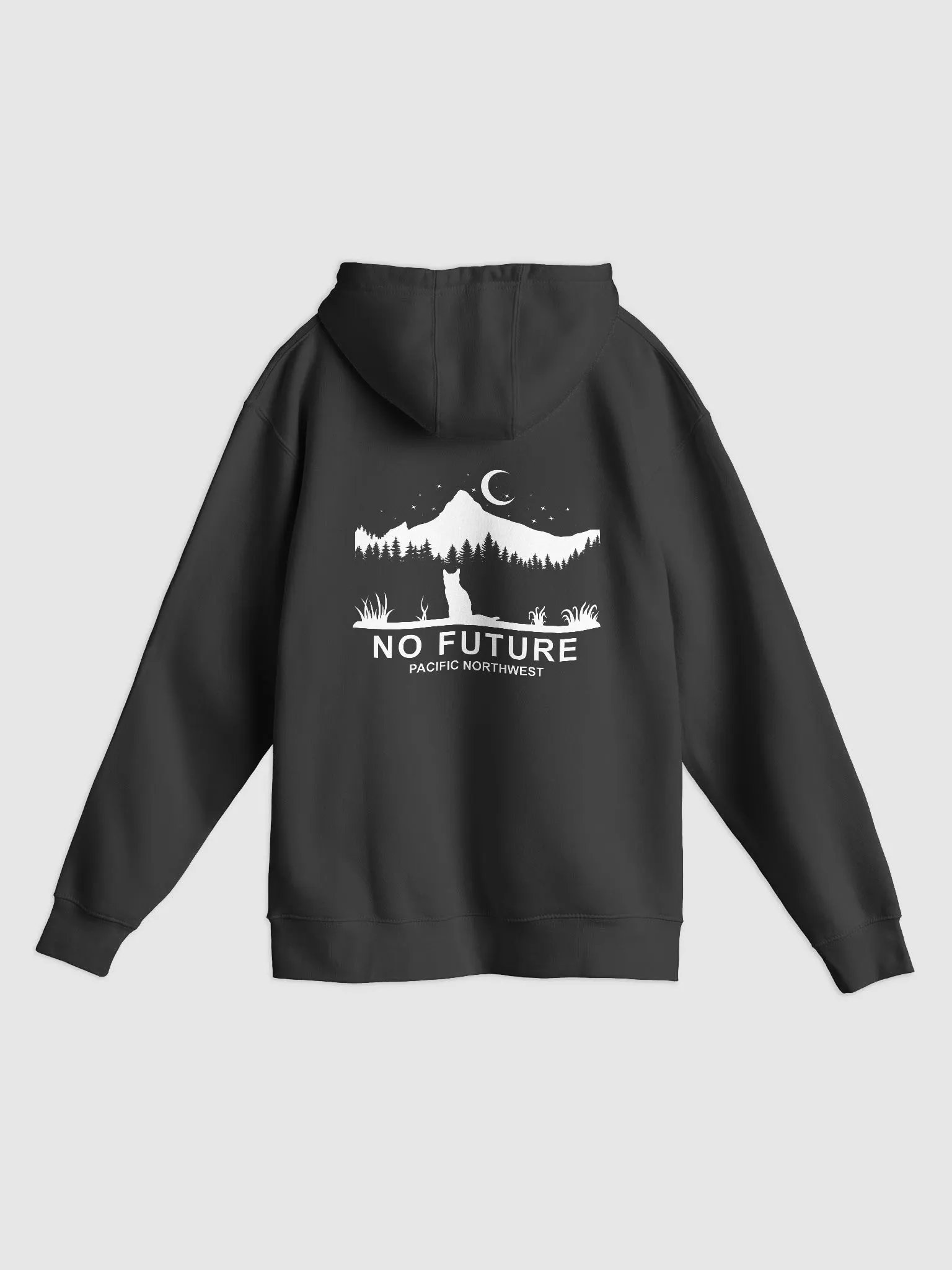 Cat under the Moon Hoodie product image (2)