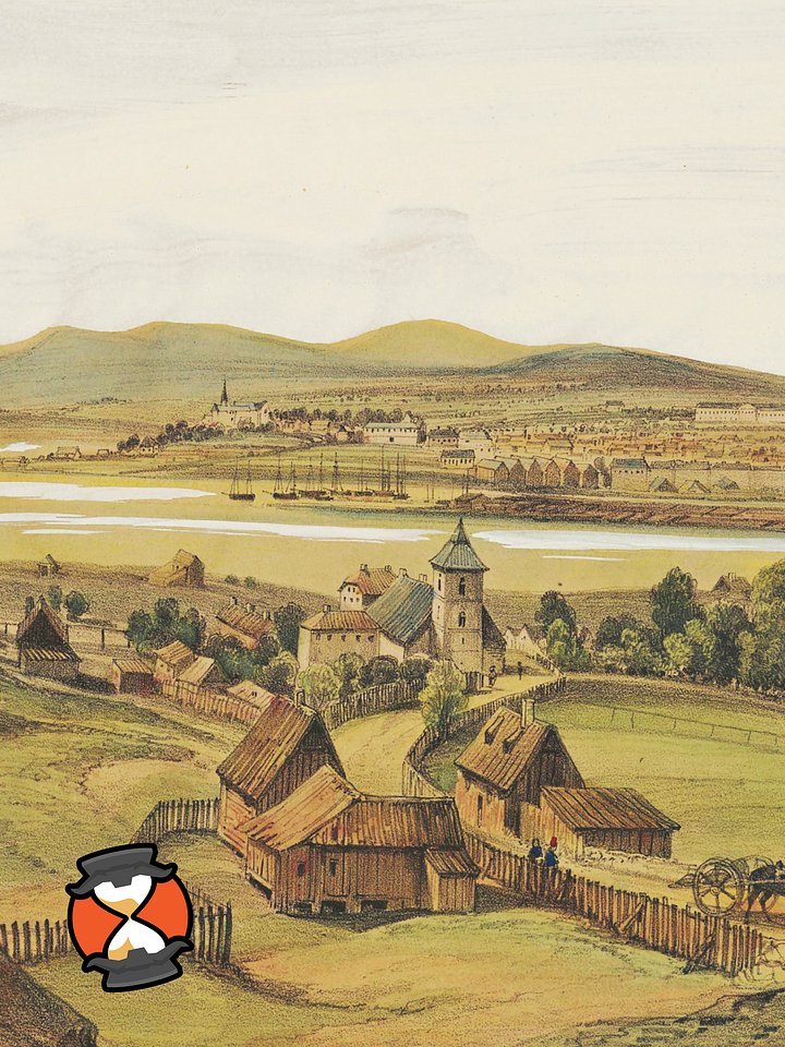 Christiania 1840 (Framed Poster Print) product image (2)