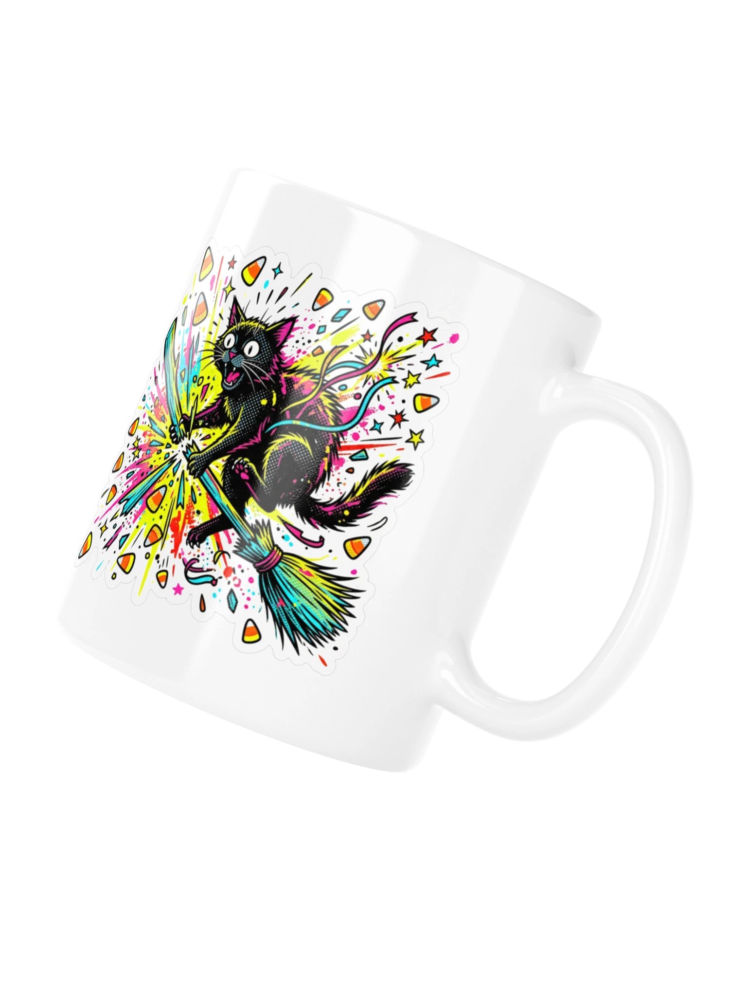 Broom Crash Cat Mug product image (4)