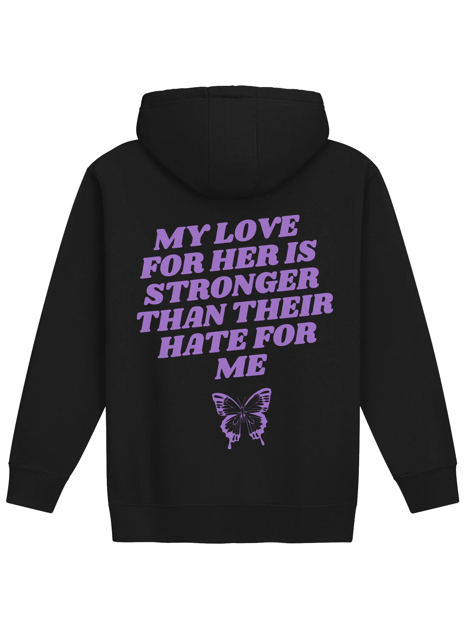 Love Wins LGBTQ+ Hoodie | My Love for Her Is Stronger Than Their Hate | Lesbian Pride Hoodie | LGBTQ Pride Gift product image (7)