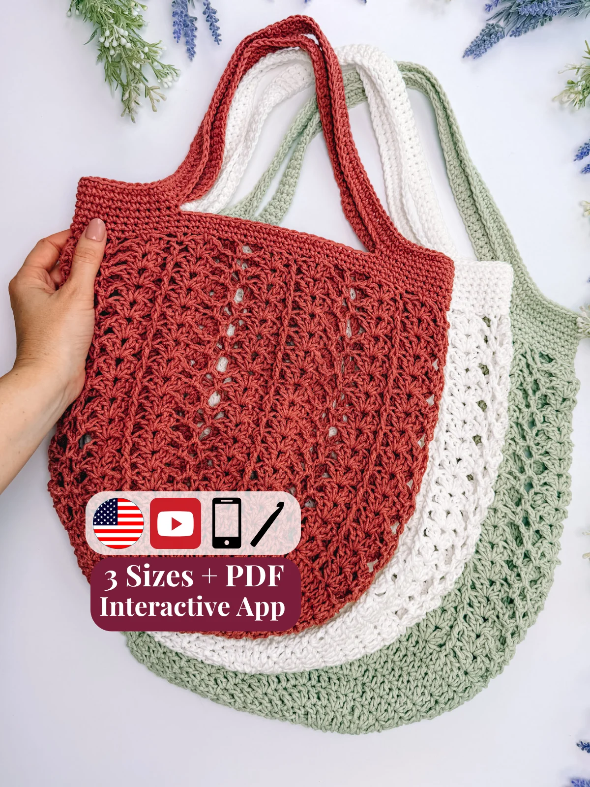 Willow Mesh Crochet Market Bag product image (1)