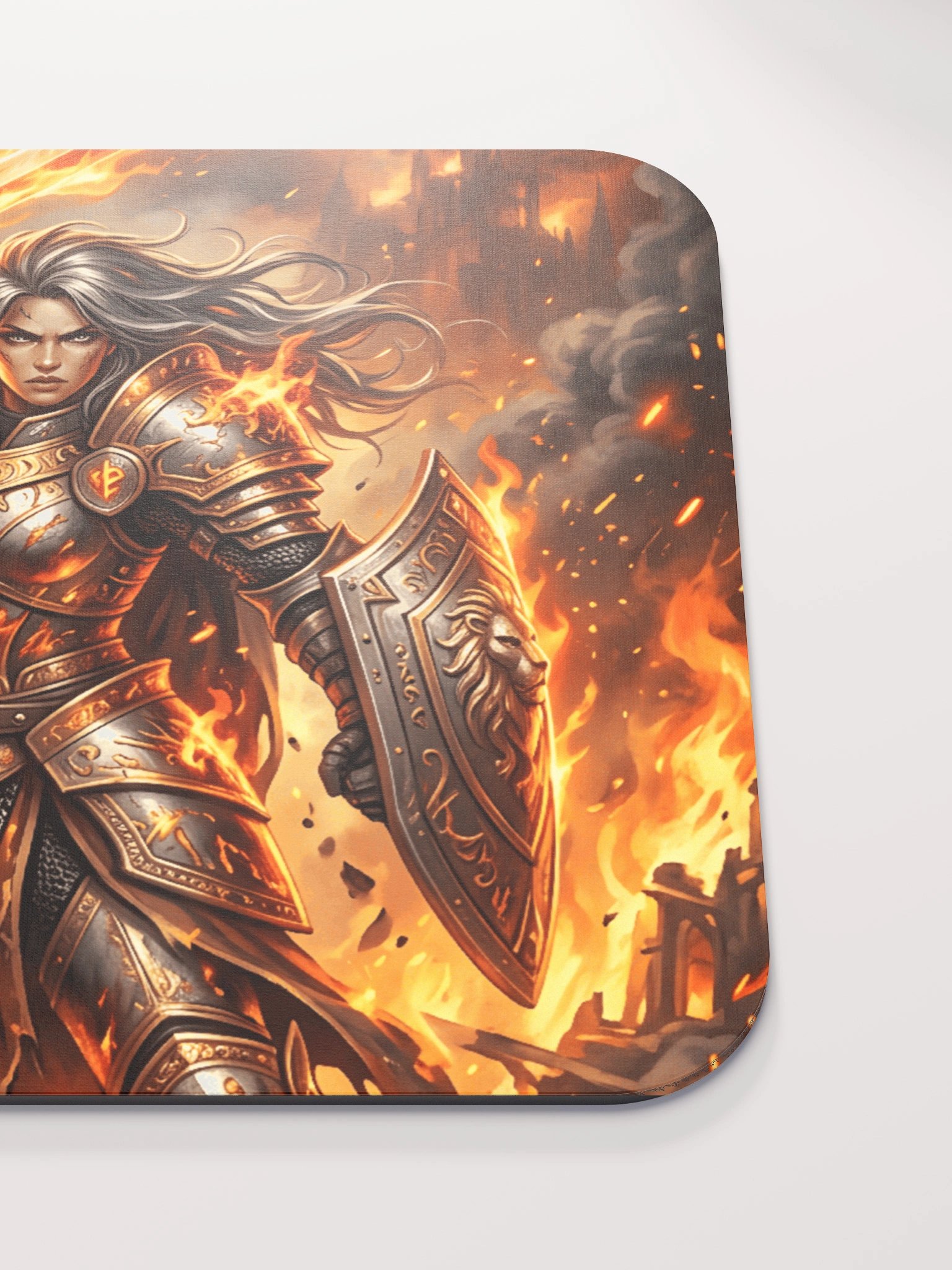 Flameblade Warrior Mouse Pad product image (5)