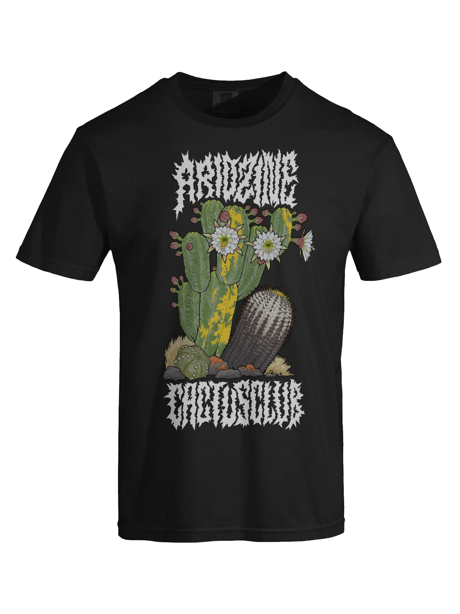 Cactus Club (Black) | Arid Zine Merch