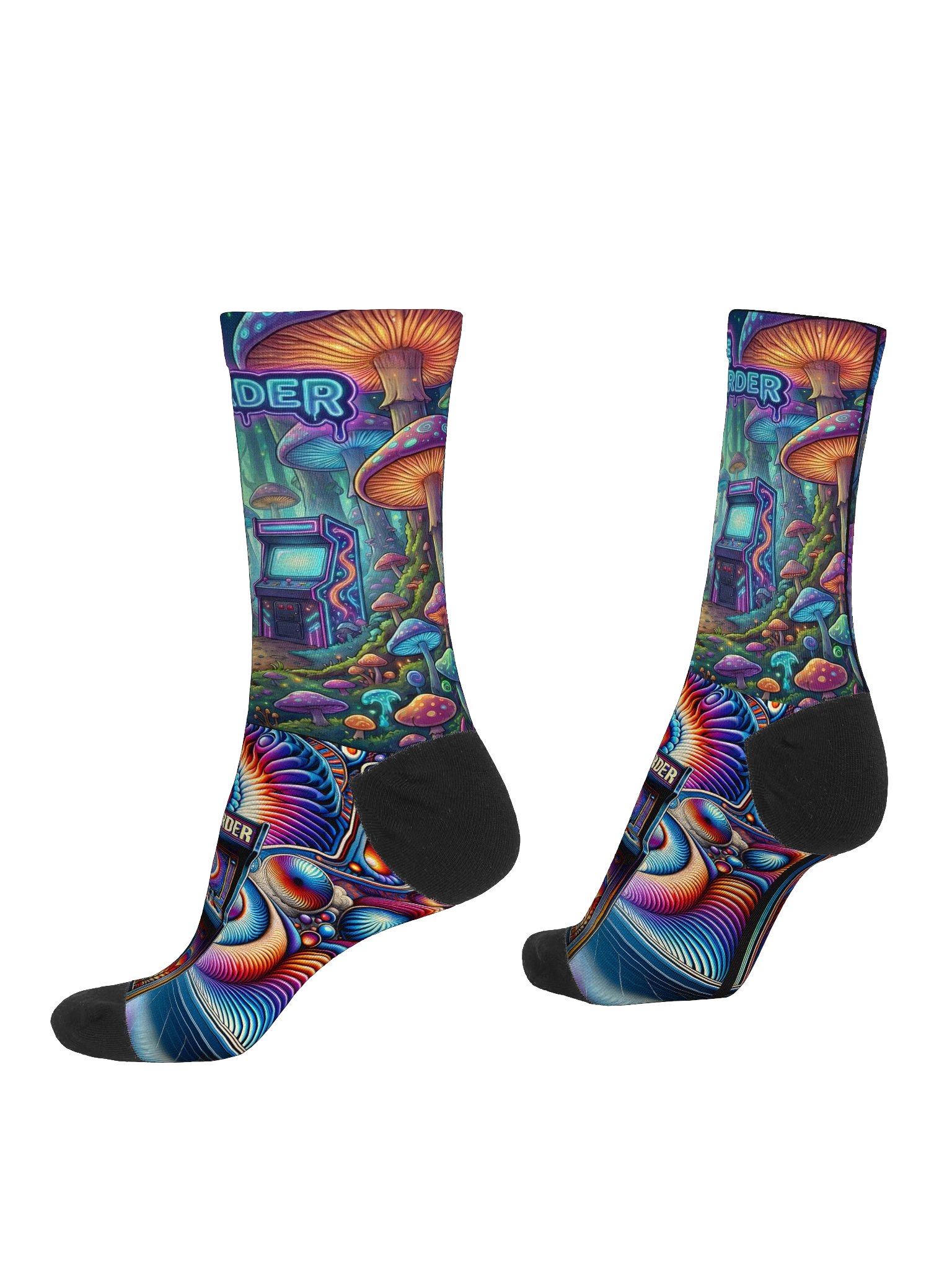 Psychedelic Side order Crew Socks product image (4)