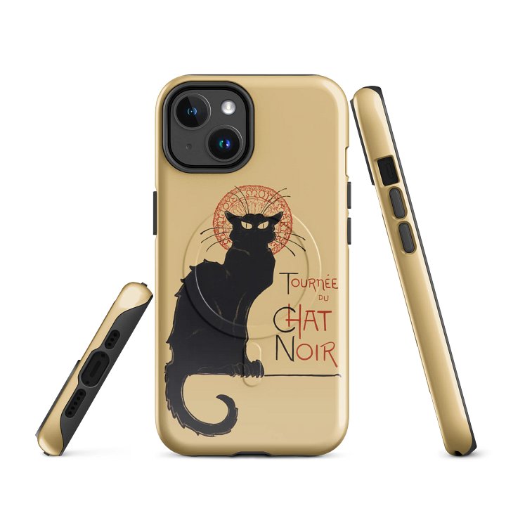 Le Chat Noir Minimal Cat iPhone® MagSafe® Tough Case product image (1)