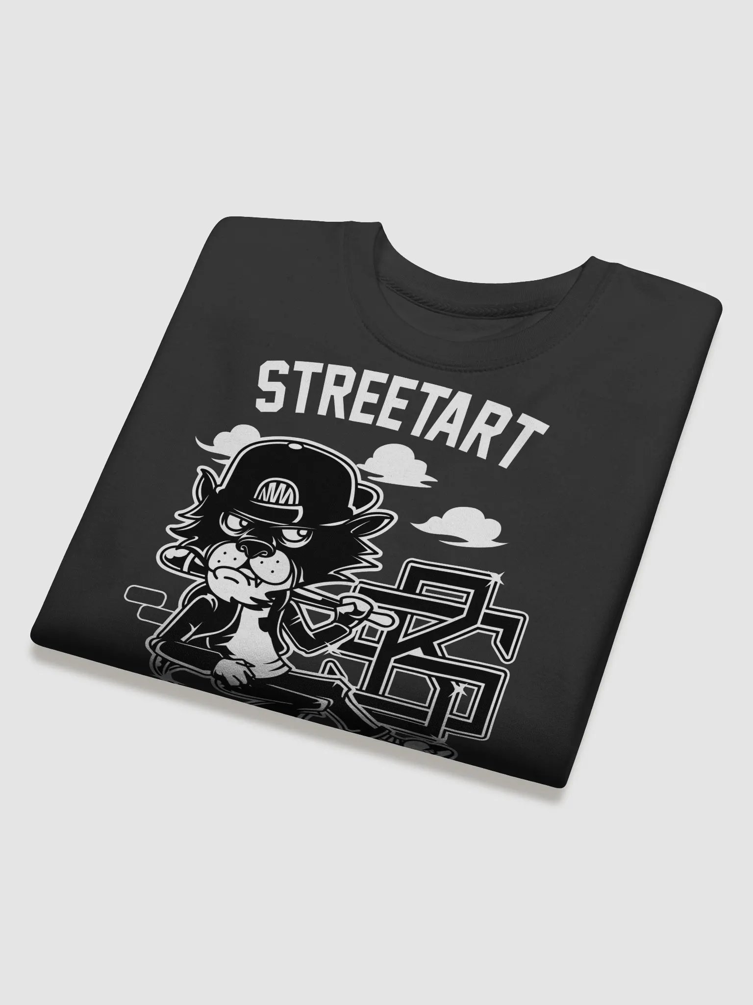 Cool Cat Skateboarder Sweatshirt product image (4)