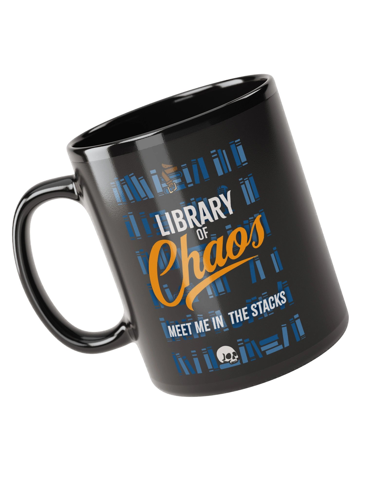 Library of Chaos Mug Black product image (3)