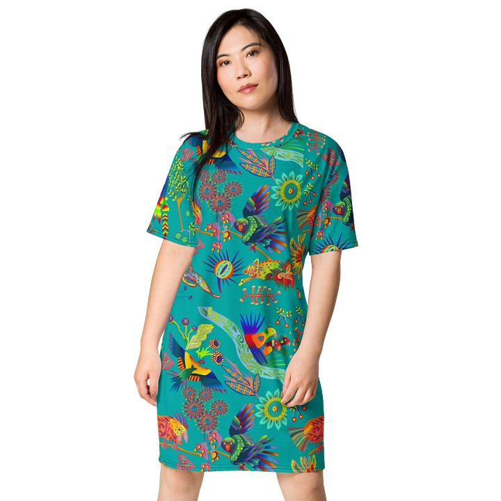 Rainforest Animals T Shirt Dress product image (1)