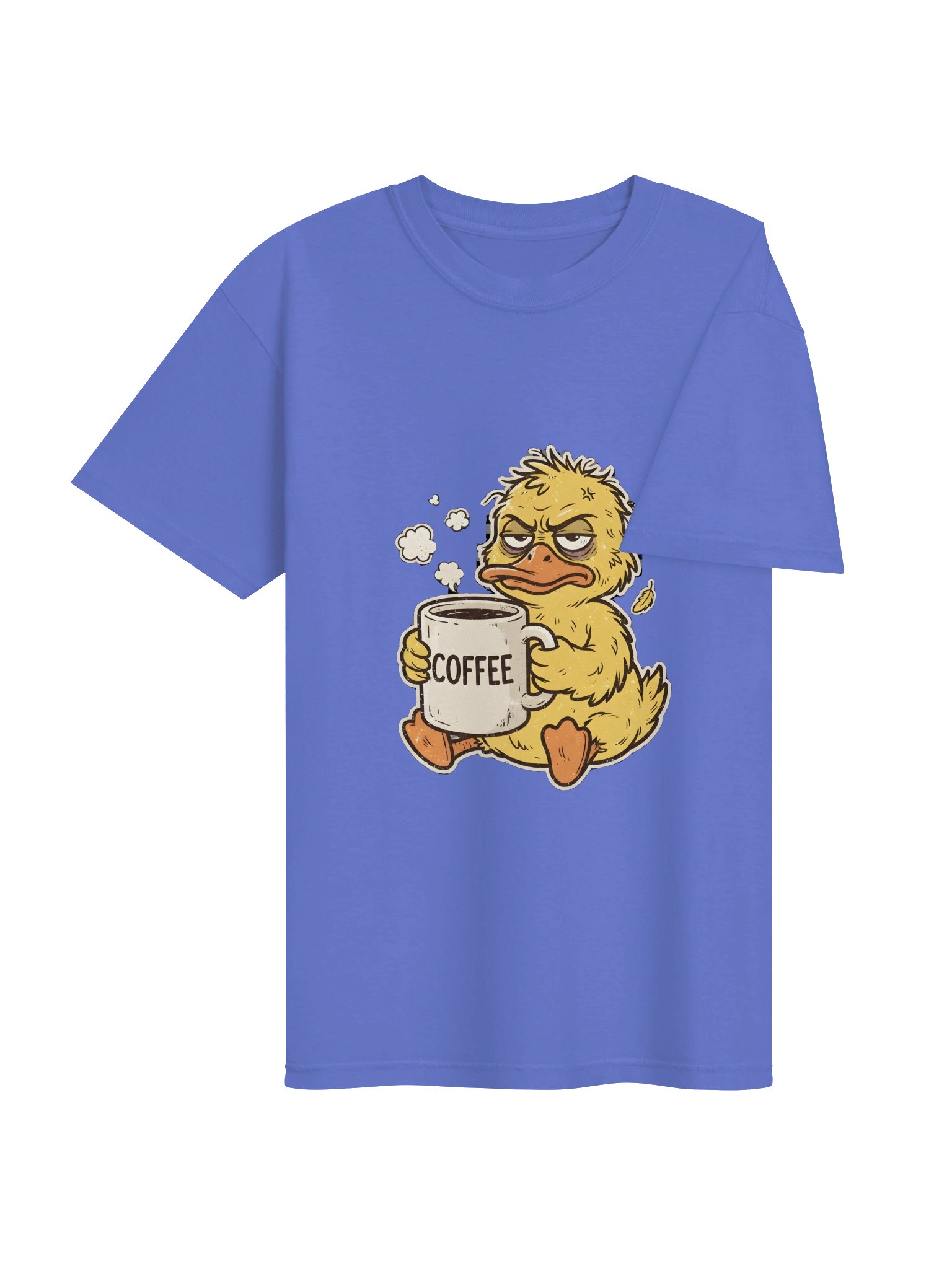 Grumpy Duck With Coffee Tee product image (4)