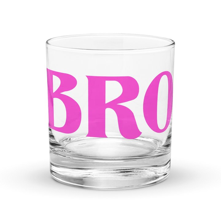 BRO rocks glass product image (1)