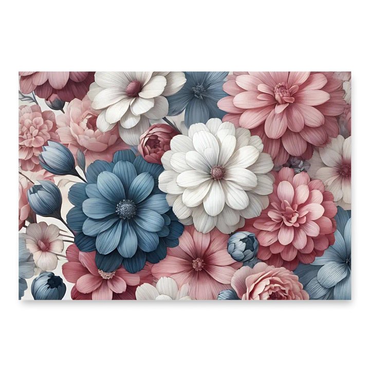 Pastel Blooms Wrapping Paper Set product image (1)
