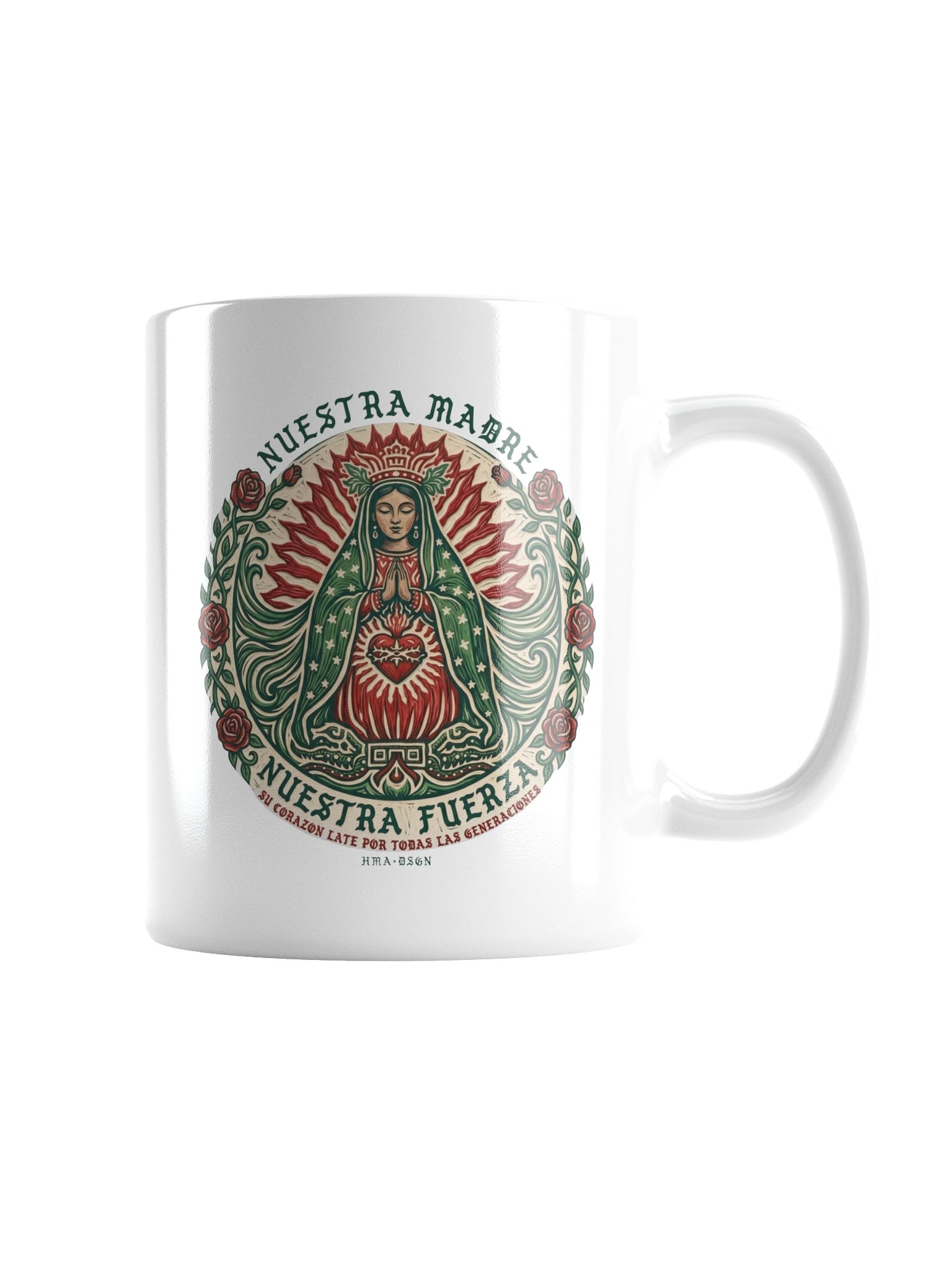 Virgen de Guadalupe con Rosas Rojas y Estrellas product image (3)