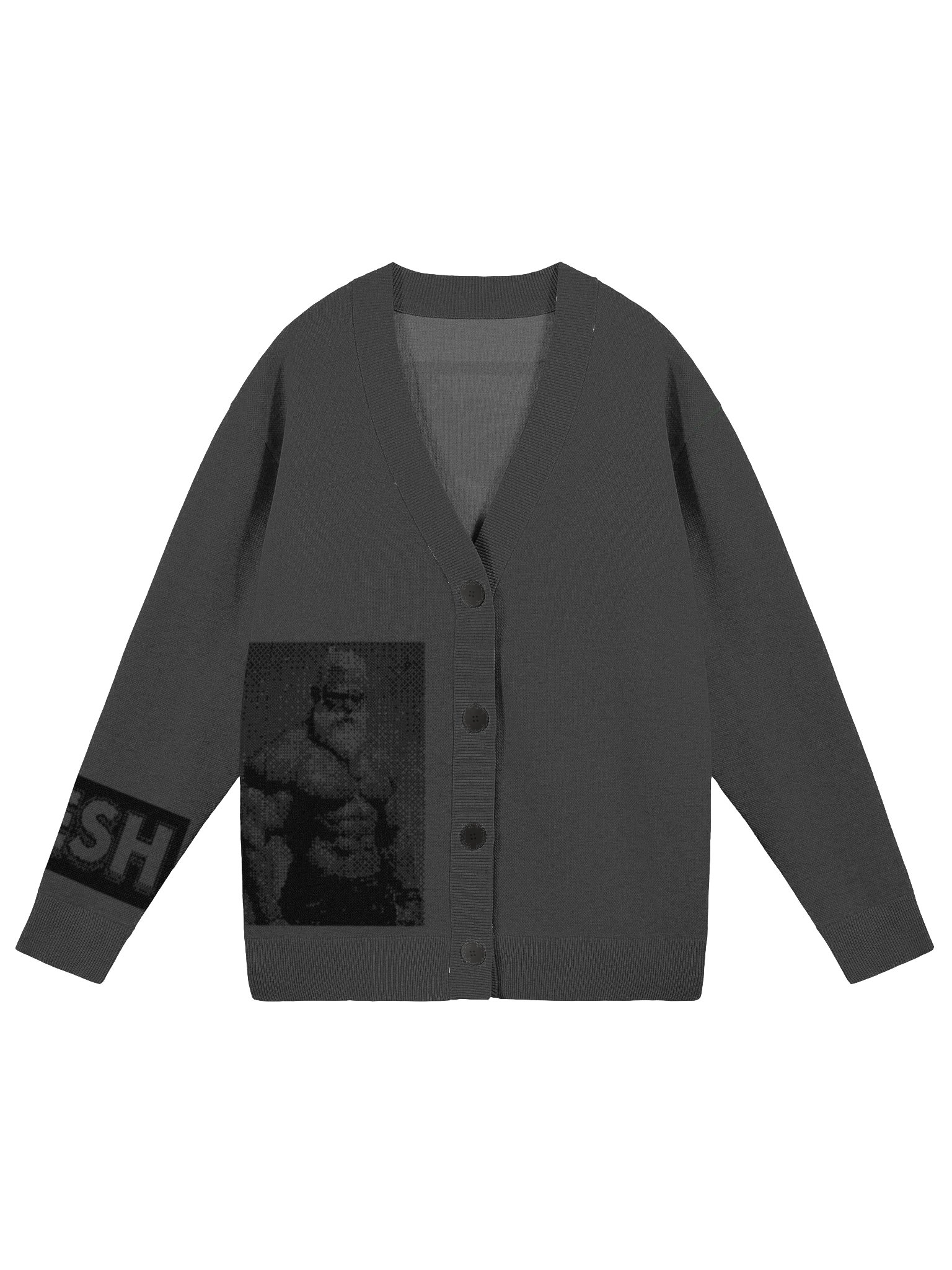 Beard Diver Knitted cardigan button up beta drop product image (5)