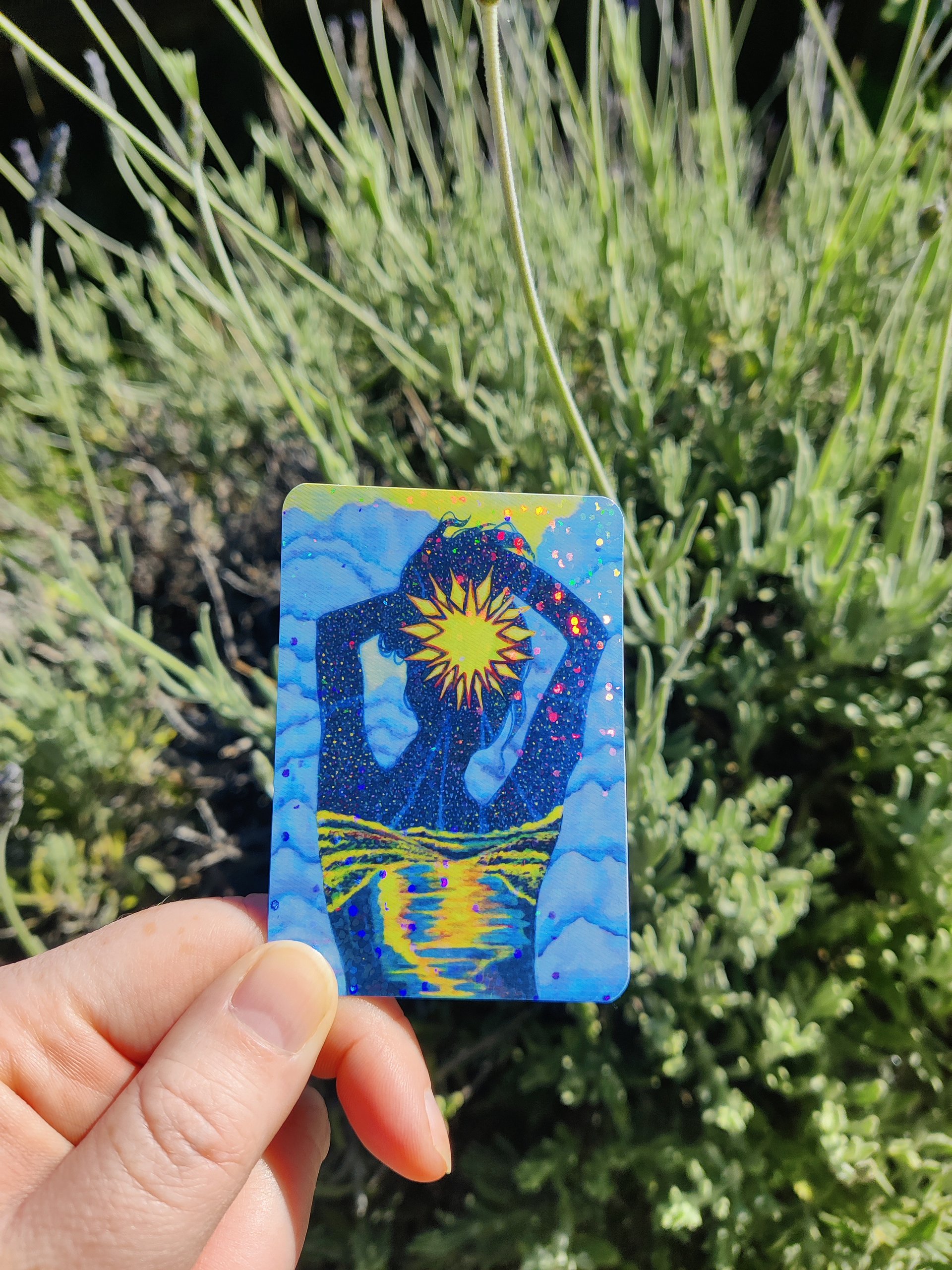 Sunburst Goddess Sticker product image (2)