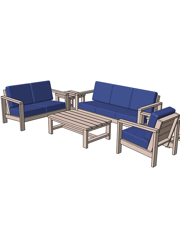 Easy Patio Furniture Set Bundle (5 Plans) product image (1)