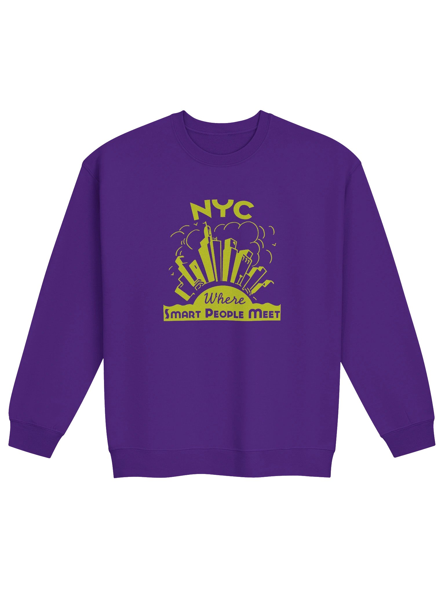 'NYC Smart' Sweatshirt — Dark product image (1)