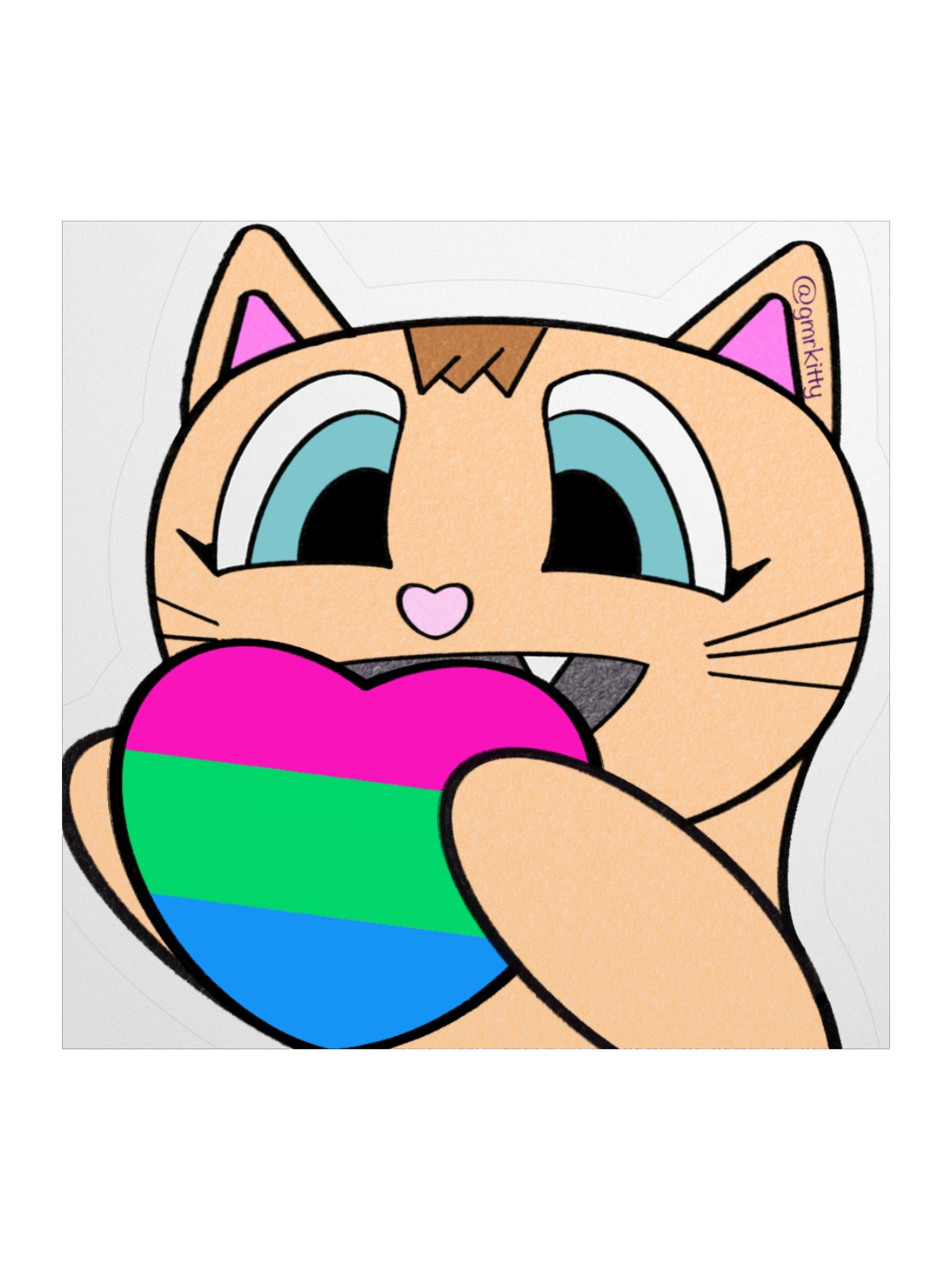 PolyS Pride Kitty Sticker product image (3)