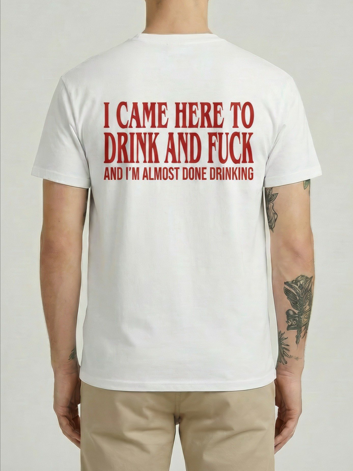 I Came Here To Drink And Fuck Funny Adult Humor - Unisex T-Shirt product image (1)