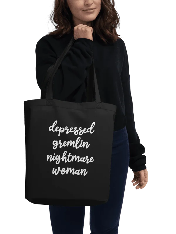 Depressed Gremlin Tote Bag product image (2)