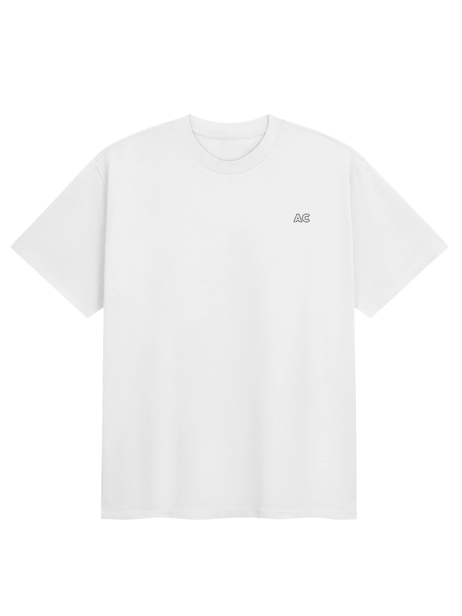 AC Essential Heavy T-Shirt Logo White product image (1)