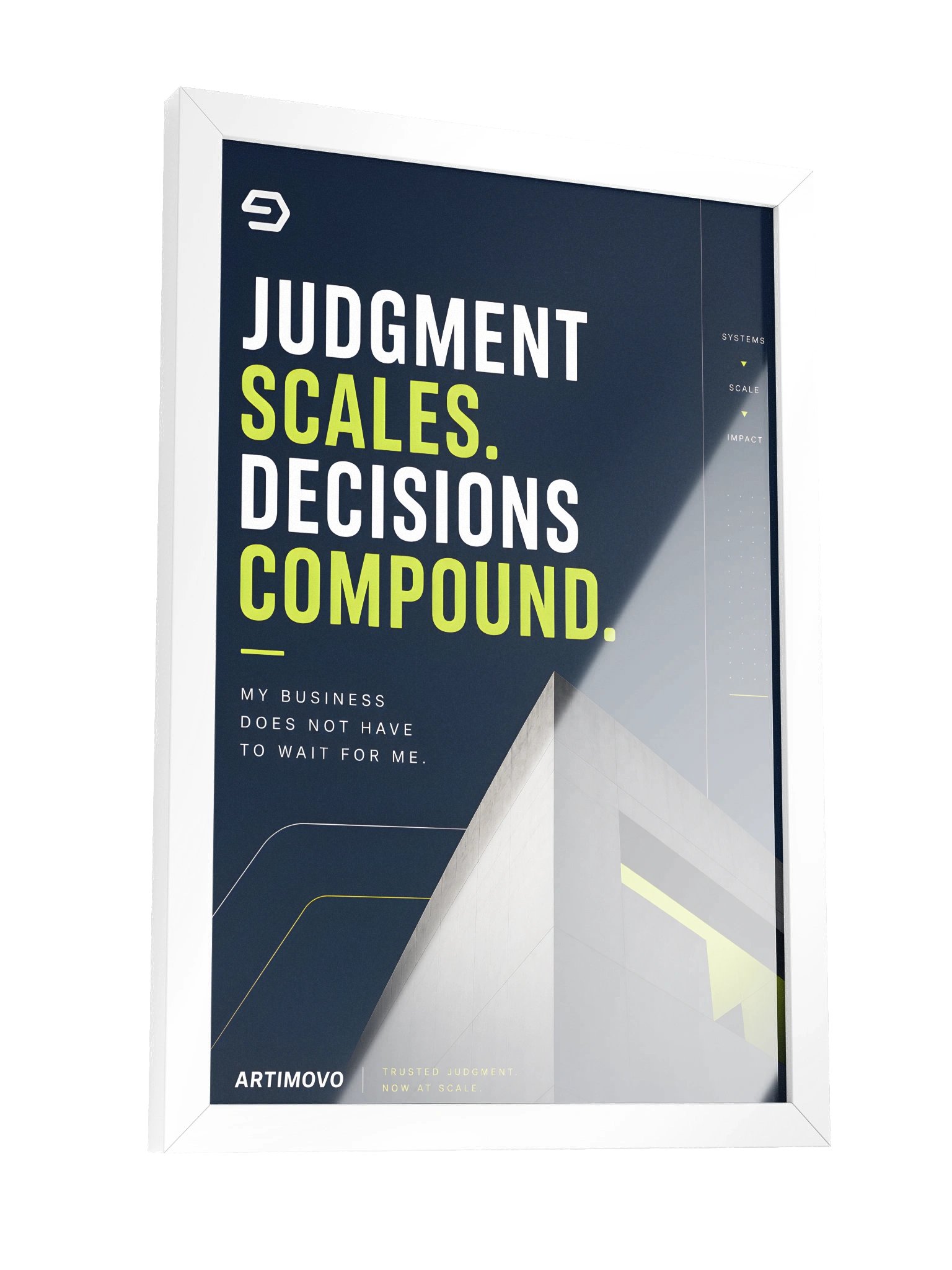Judgment Scales — Framed Leadership Print product image (11)