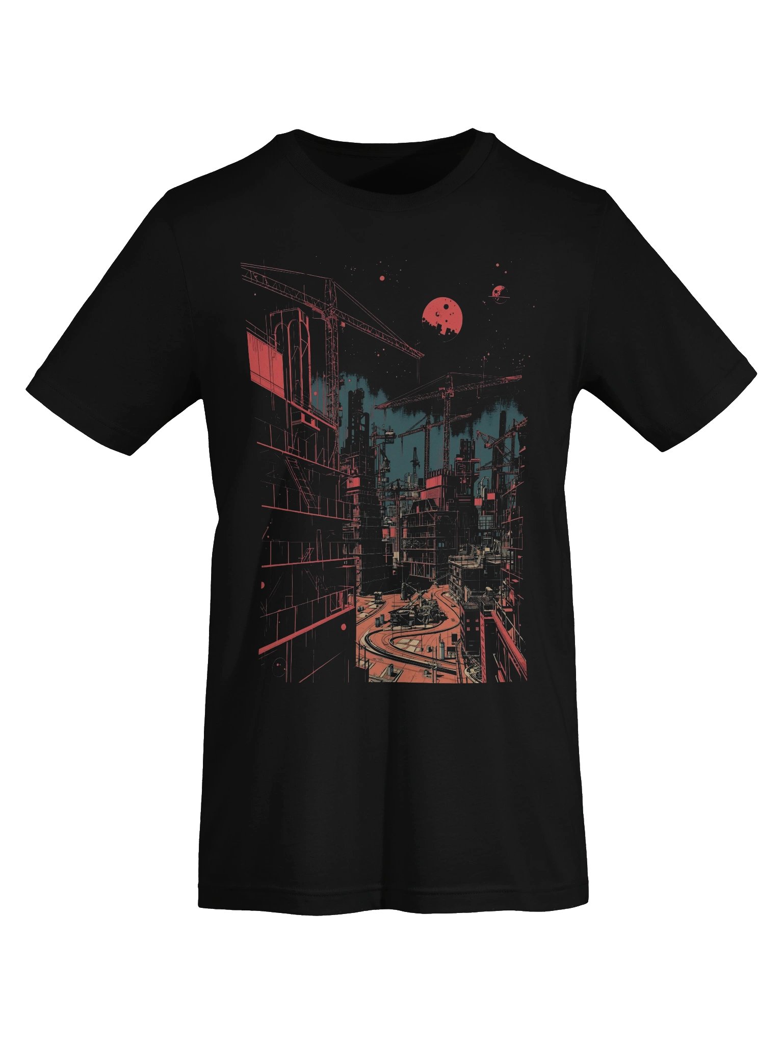 Red Moon Constructionscape Lightweight T-Shirt product image (4)