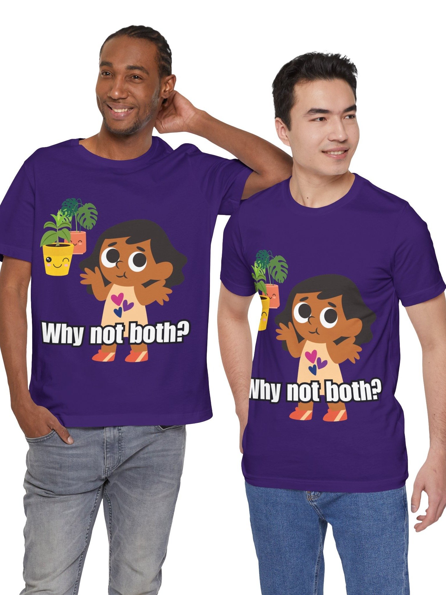 Why Not Both Bisexual Pride Tee (Unisex) product image (5)