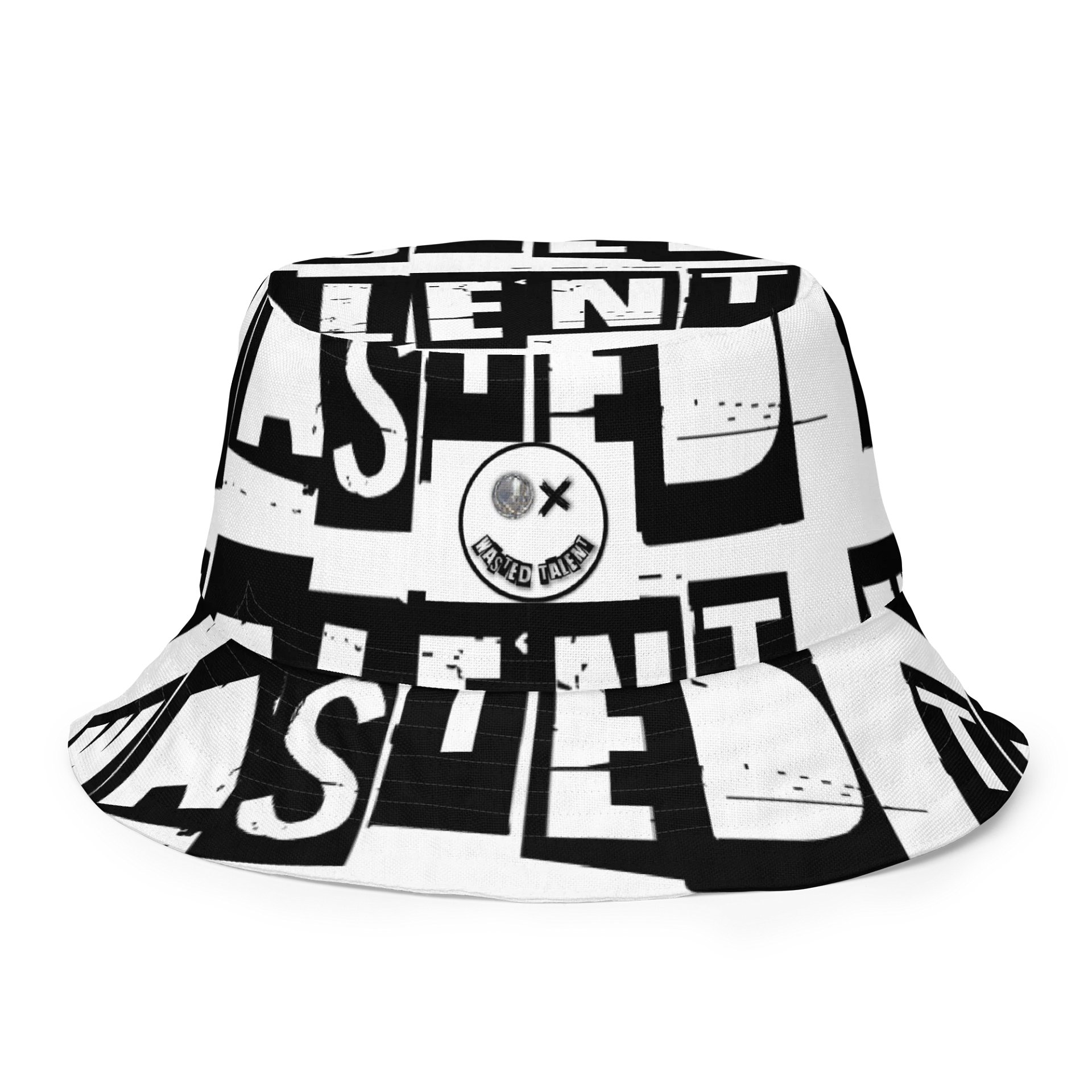 WASTED TALENT AOP LOGO BUCKET HAT product image (1)